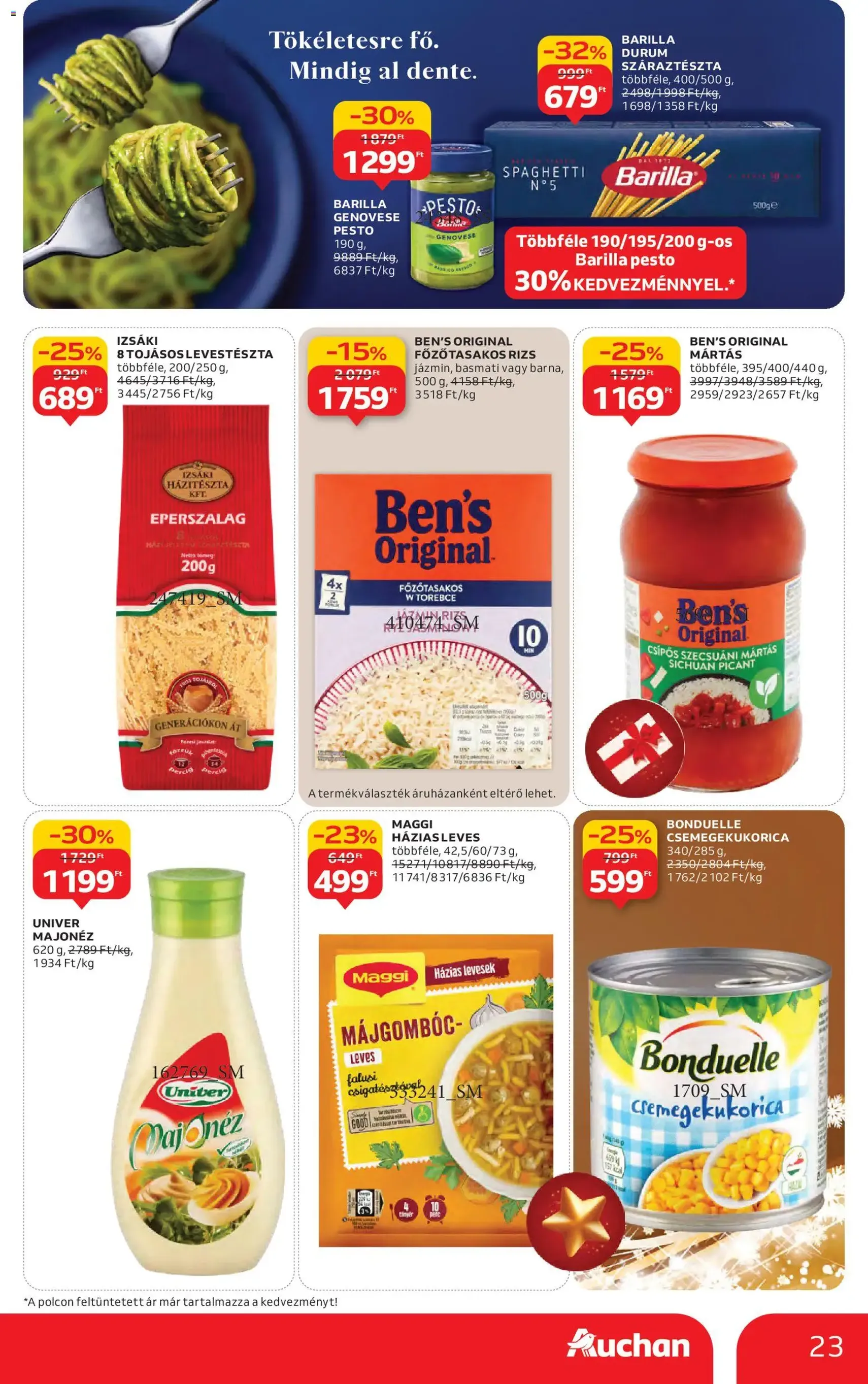 Auchan Akciós újság - 2025.12.11. érvényes szórólap 23 oldal 76 oldalból