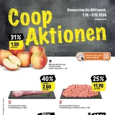 Coop aktionen - Prospekt Vorschau gültig ab 01.10.2026