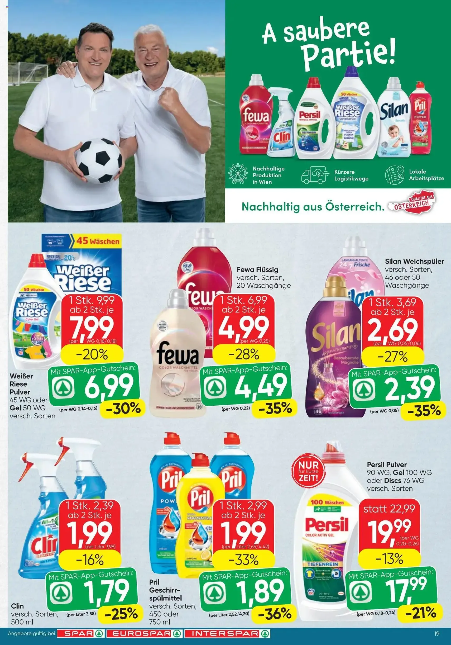 Spar - Flugblatt - Gültiger Prospekt ab 18.06.2026, Seite 19 von insgesamt 20