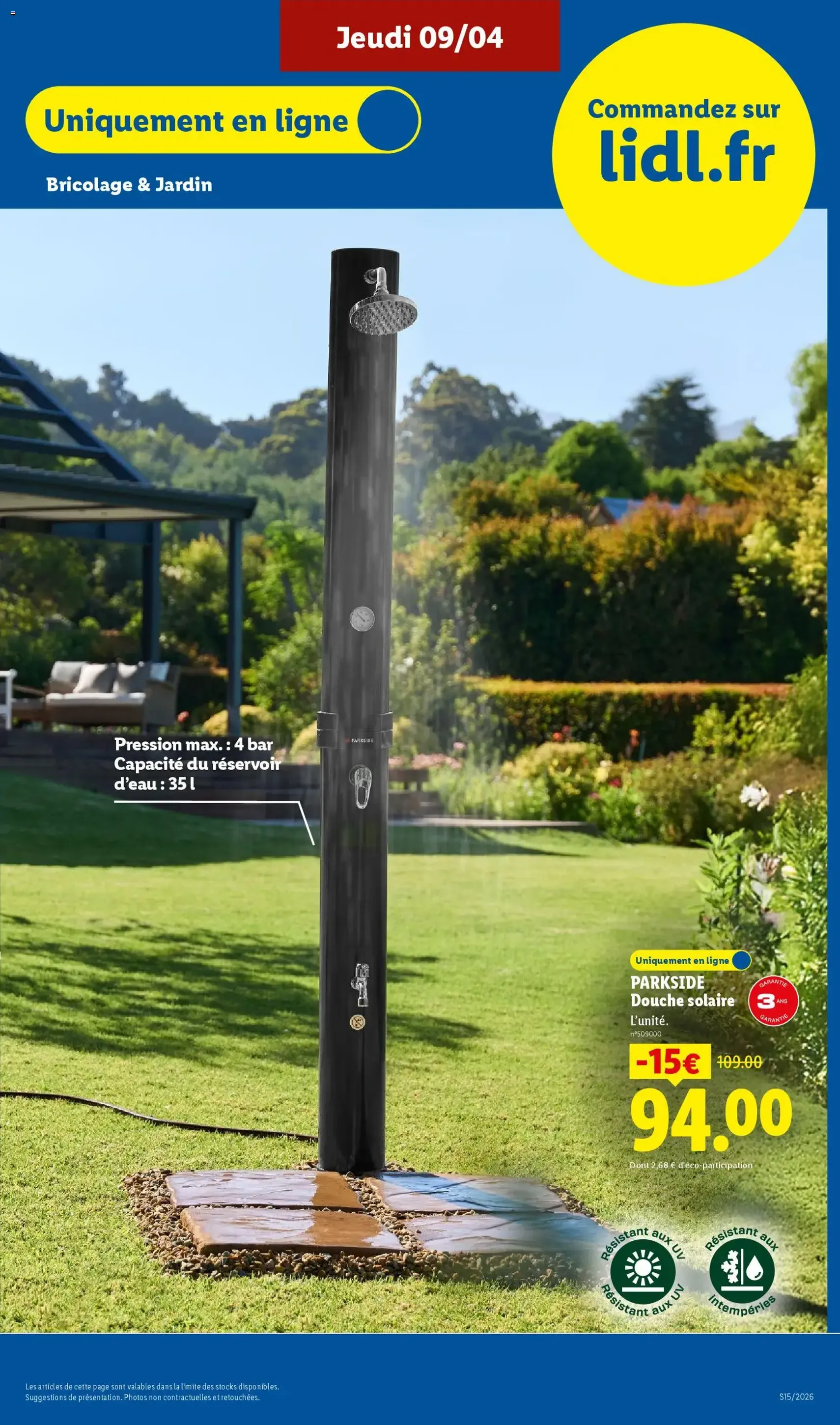 LIDL catalogue semaine 15 - brochure valable à partir du 09/04/2026, page 47 sur 75