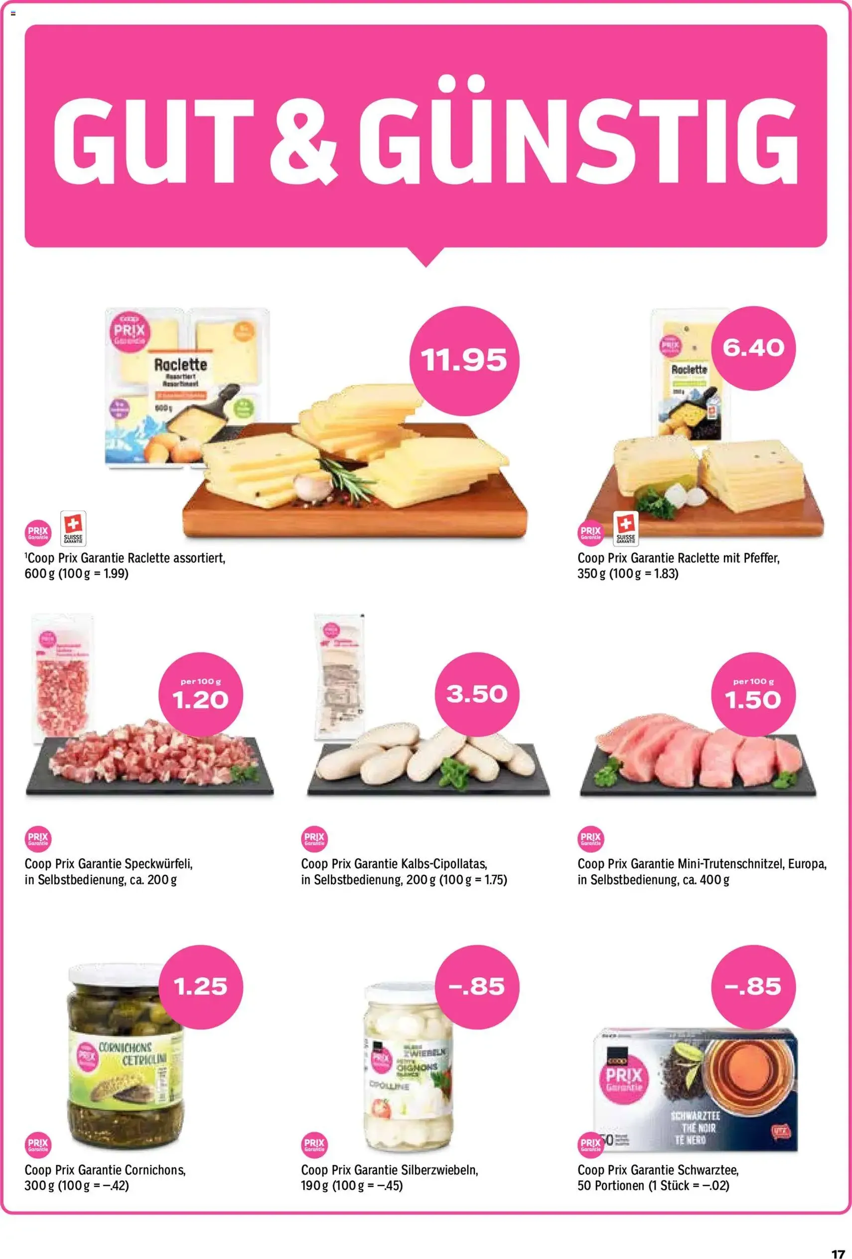 Coop aktionen - Gültiger Prospekt ab 01.10.2026, Seite 17 von insgesamt 24