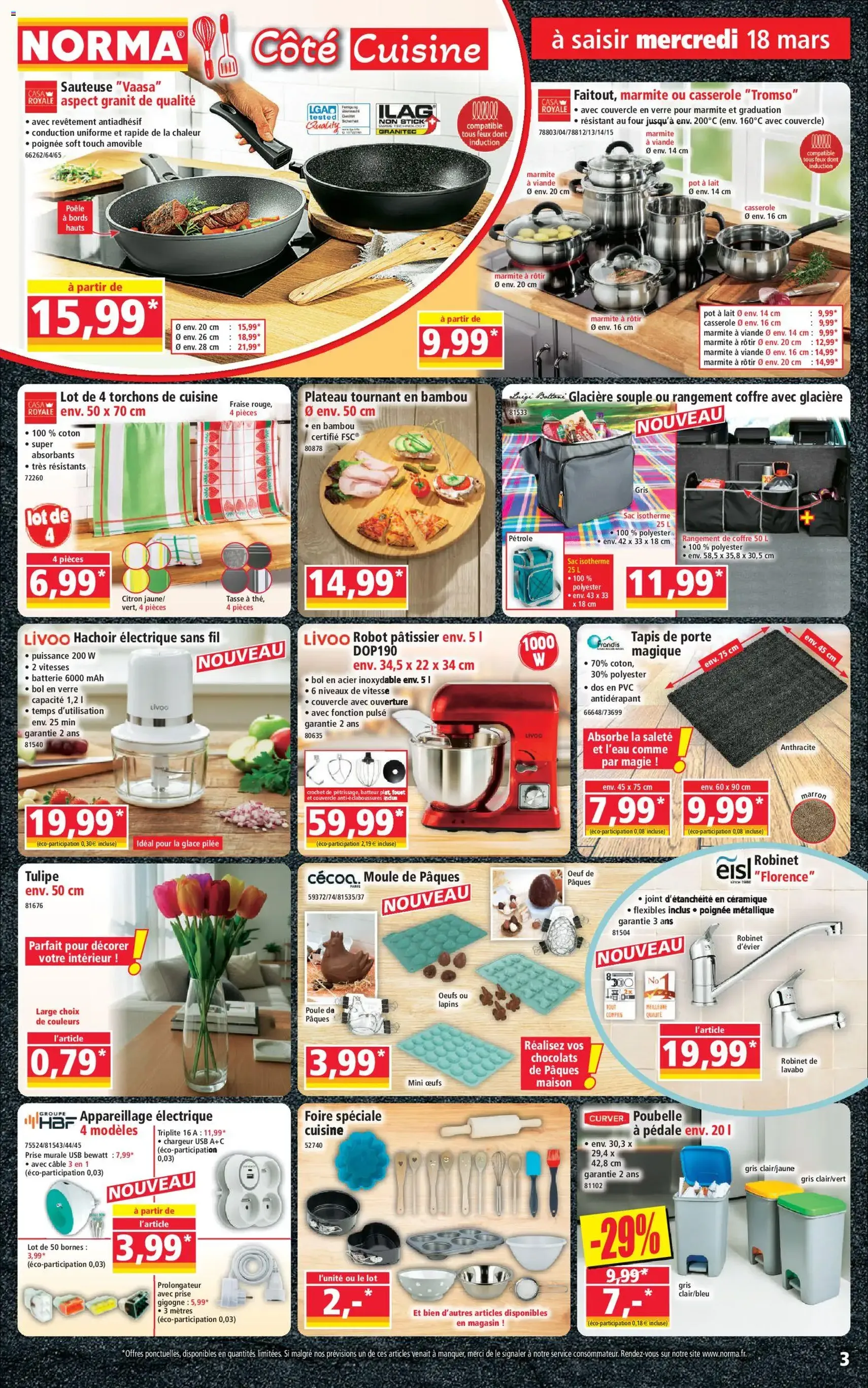 Norma catalogue - brochure valable à partir du 18/03/2026, page 3 sur 14