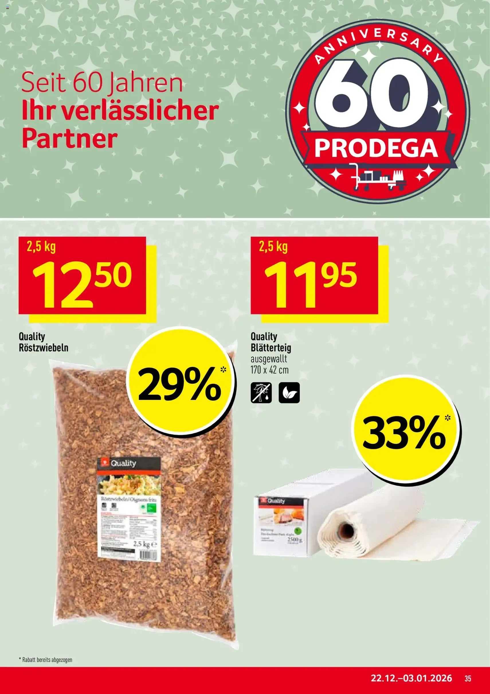 Prodega Aktionen - Gültiger Prospekt ab 22.12.2025, Seite 35 von insgesamt 36