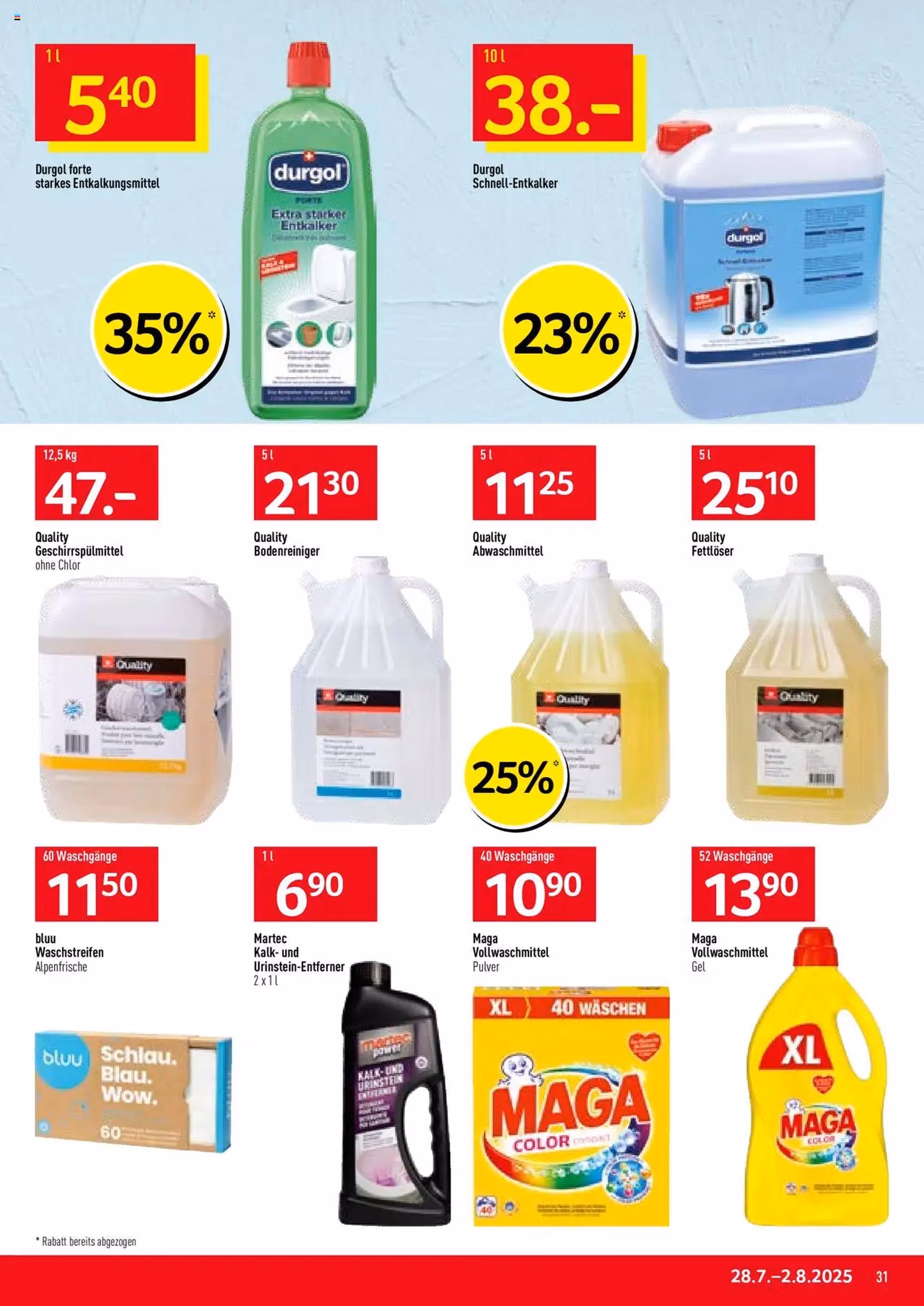 Prodega Aktionen - Gültiger Prospekt ab 28.07.2025, Seite 31 von insgesamt 36 Prodega Aktionen - Gültiger Prospekt ab 28.07.2025, Seite 31 von insgesamt 36