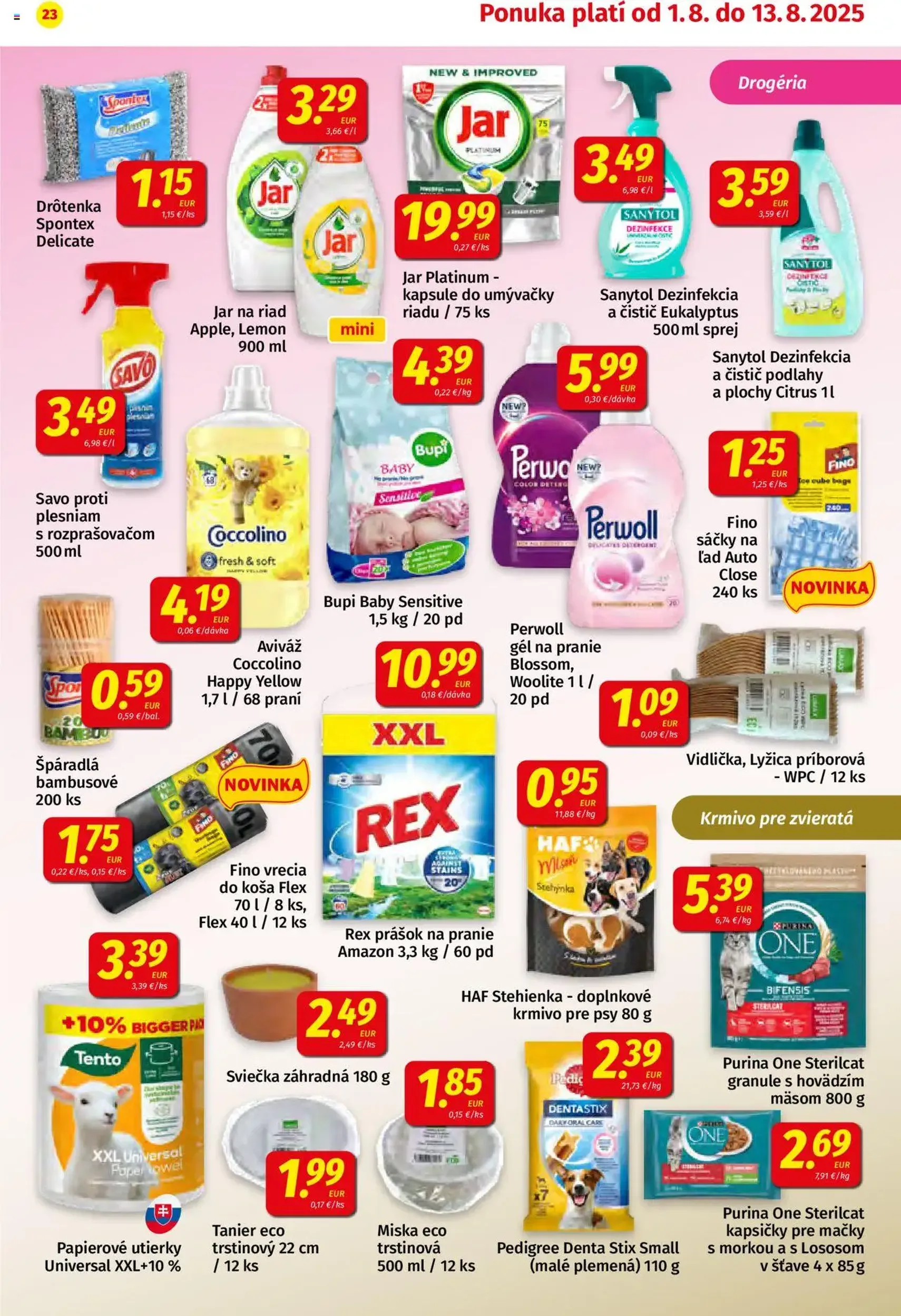 Koruna leták - platný leták od 01.08.2025 strana 23 z 24 Koruna leták - platný leták od 01.08.2025 strana 23 z 24