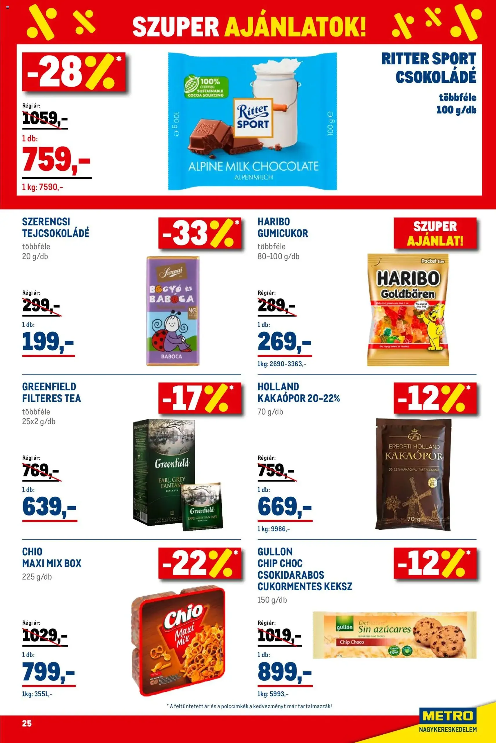 Metro - Élelmiszer és Szezonális katalógus 2026/01 - 2026.01.02. érvényes szórólap 25 oldal 40 oldalból