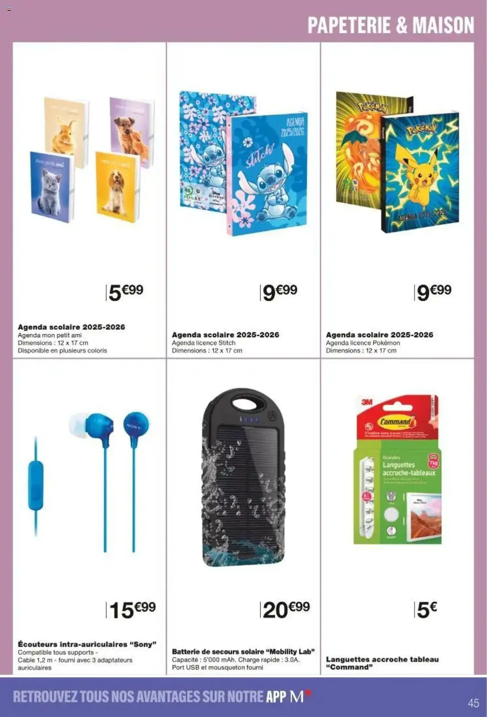 Monoprix catalogue - brochure valable à partir du 29/07/2025, page 45 sur 47 Monoprix catalogue - brochure valable à partir du 29/07/2025, page 45 sur 47
