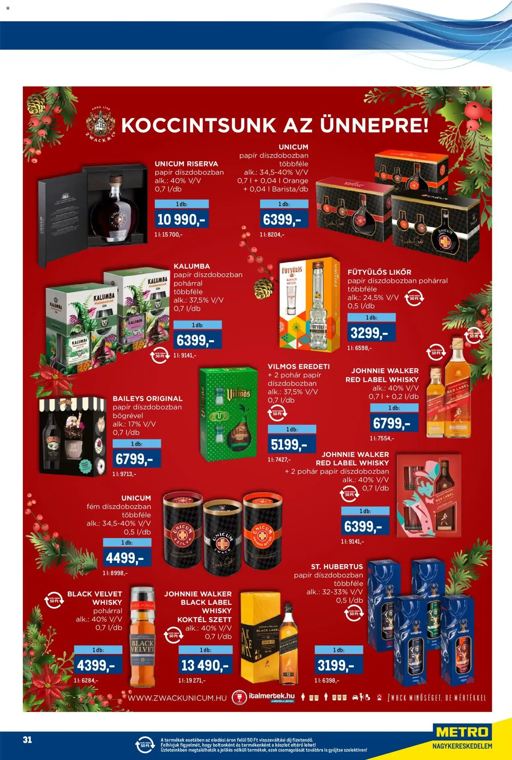 Metro Akciós újság - 2025.12.01. érvényes szórólap 31 oldal 40 oldalból