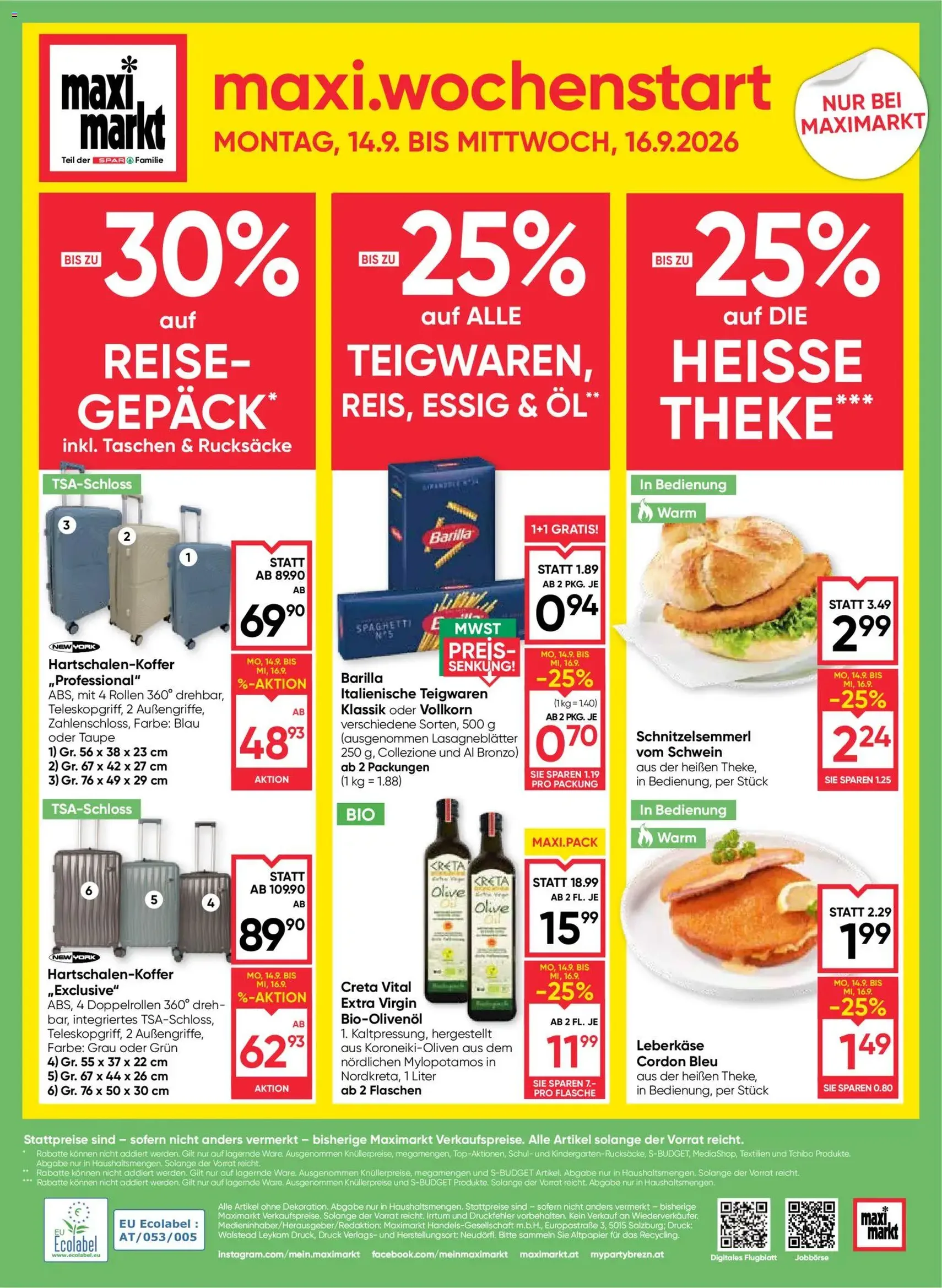 Maximarkt Flugblatt - Gültiger Prospekt ab 10.09.2026, Seite 24 von insgesamt 24