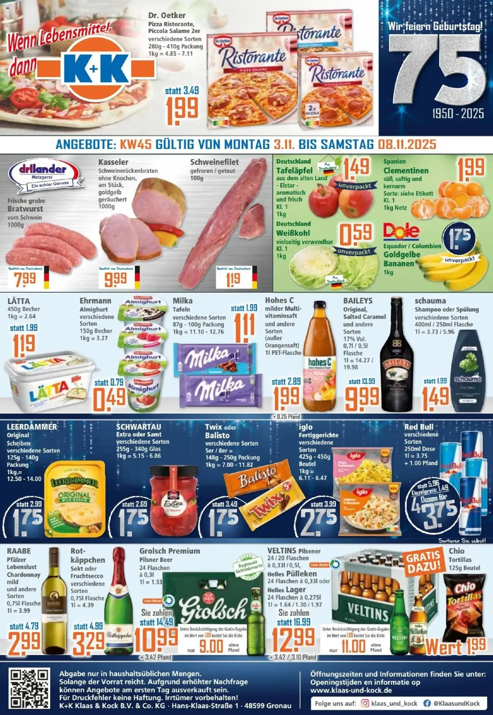 Klaas & Kock Prospekt - Gültiger Prospekt ab 03.11.2025, Seite 1 von insgesamt 12 Klaas & Kock Prospekt - Gültiger Prospekt ab 03.11.2025, Seite 1 von insgesamt 12