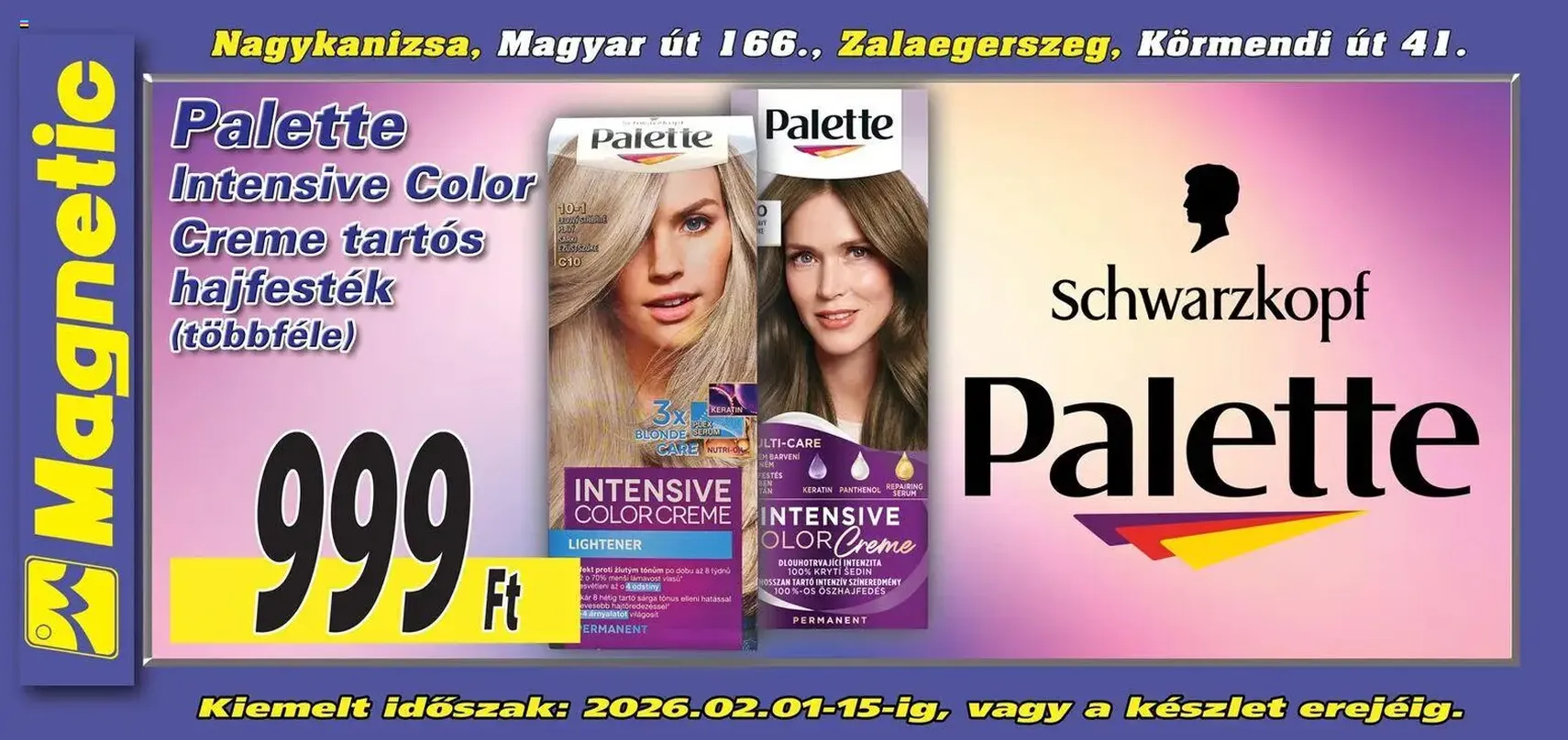 Magnetic - Óriásplakátok - 2026.02.01. érvényes szórólap 4 oldal 6 oldalból
