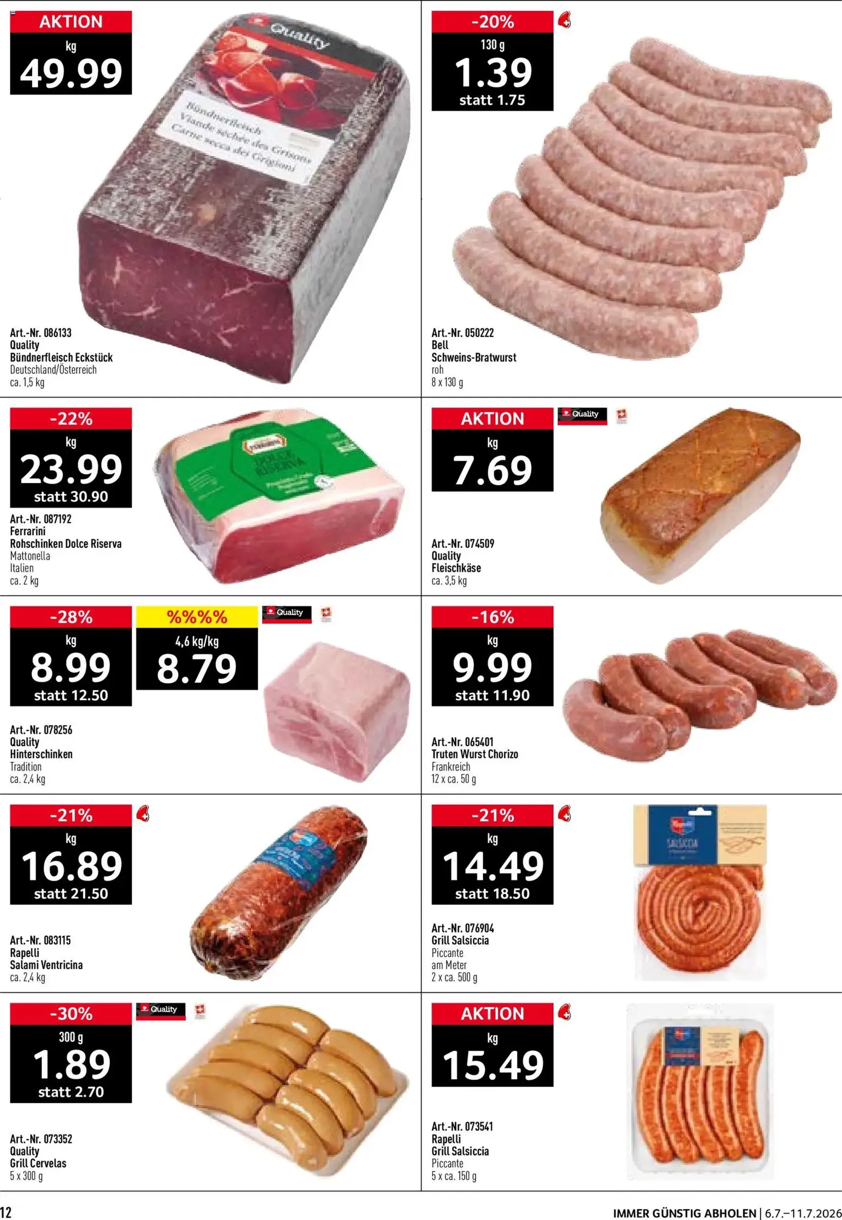 Prodega aktionen - Gültiger Prospekt ab 06.07.2026, Seite 12 von insgesamt 40