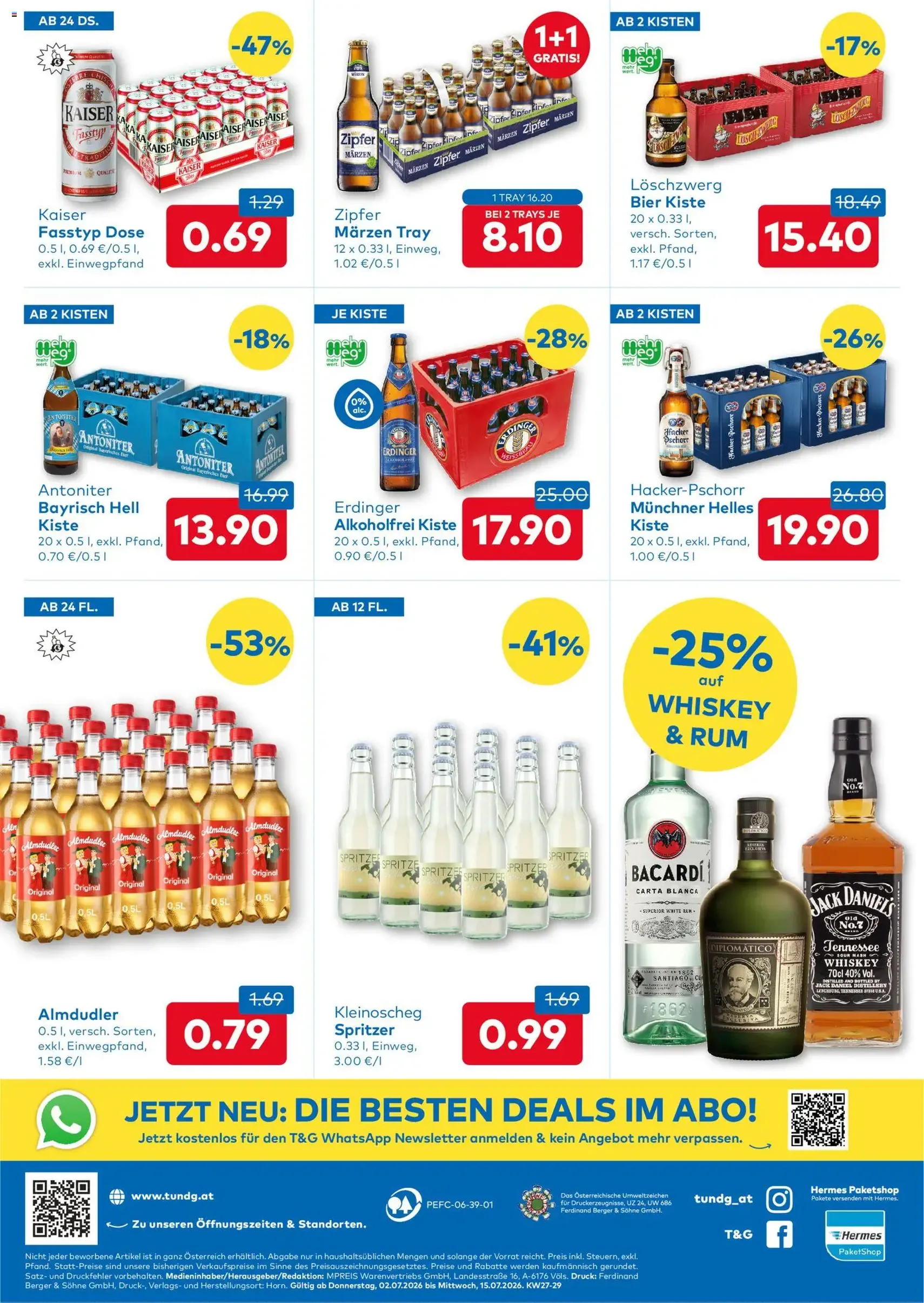 T&G Flugblatt - Gültiger Prospekt ab 02.07.2026, Seite 8 von insgesamt 10