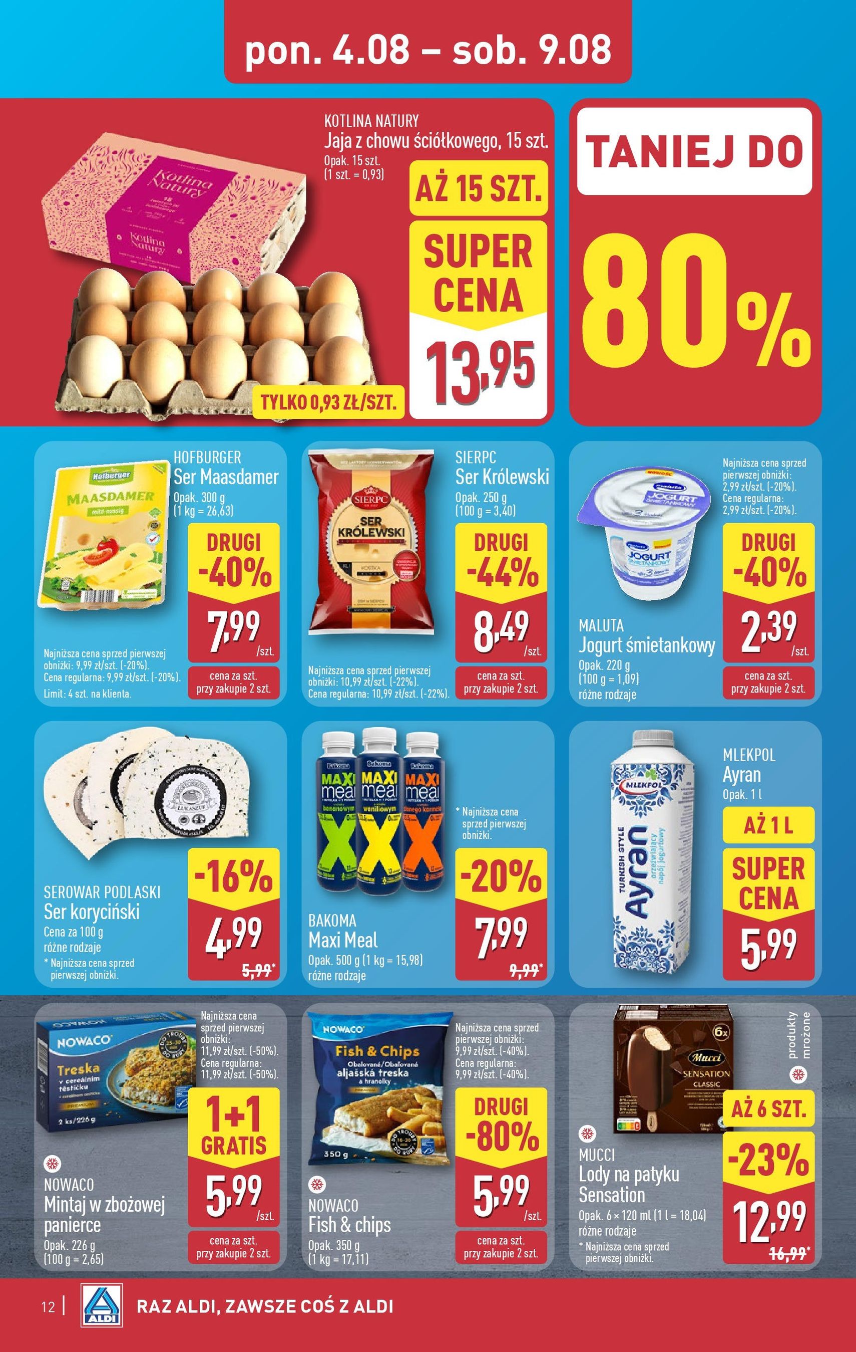 Aldi Gazetka - ważny gazetka od 04.08.2025 strona 12 z 42 Aldi Gazetka - ważny gazetka od 04.08.2025 strona 12 z 42