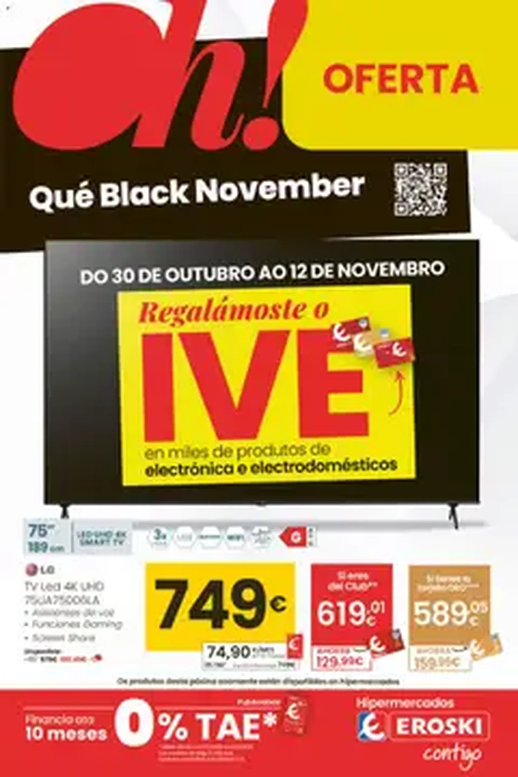 Eroski - Black Friday - folleto válido desde 30/10/2025 página 1 de 1