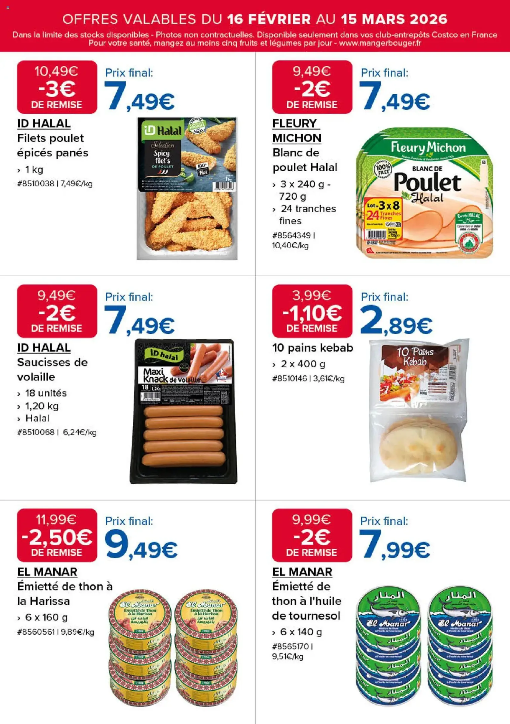 Costco catalogue - brochure valable à partir du 16/02/2026, page 4 sur 19