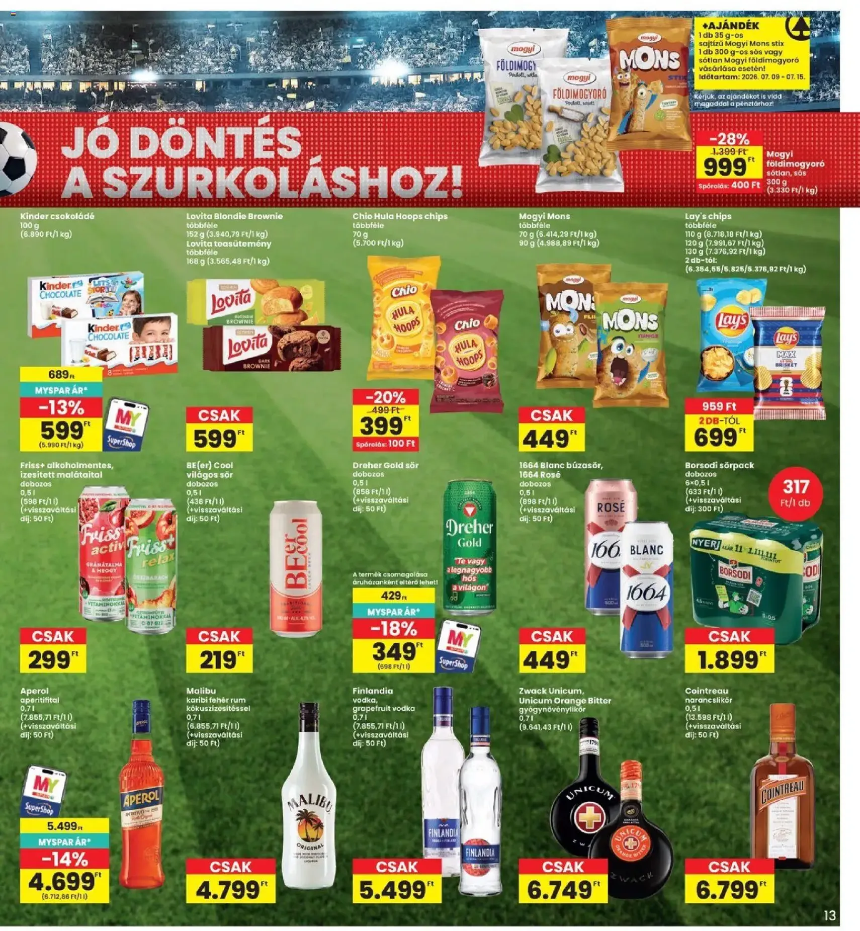 Interspar akciós újság - 2026.07.09. érvényes szórólap 13 oldal 20 oldalból