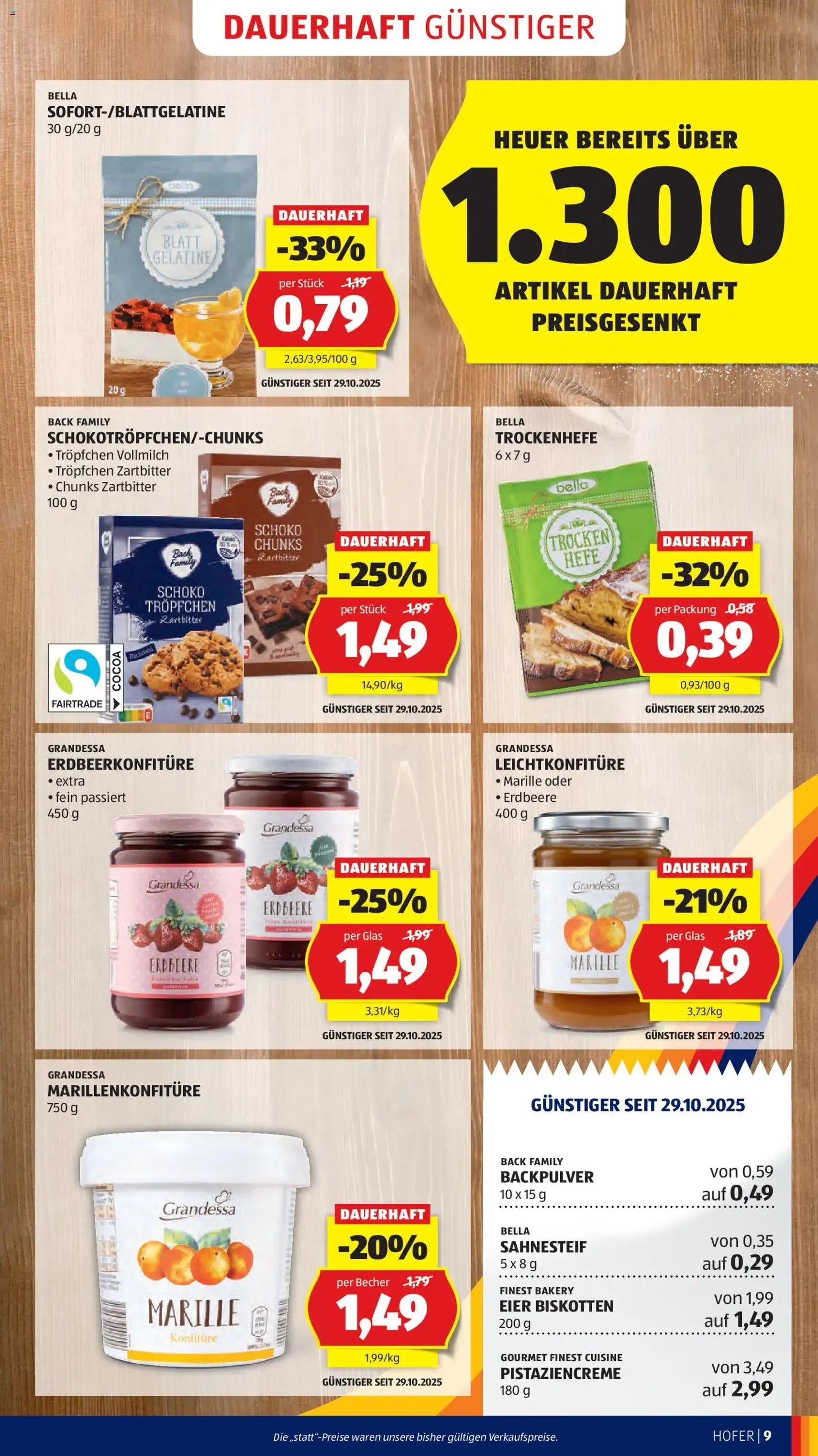 Hofer Flugblatt - Gültiger Prospekt ab 30.10.2025, Seite 11 von insgesamt 45