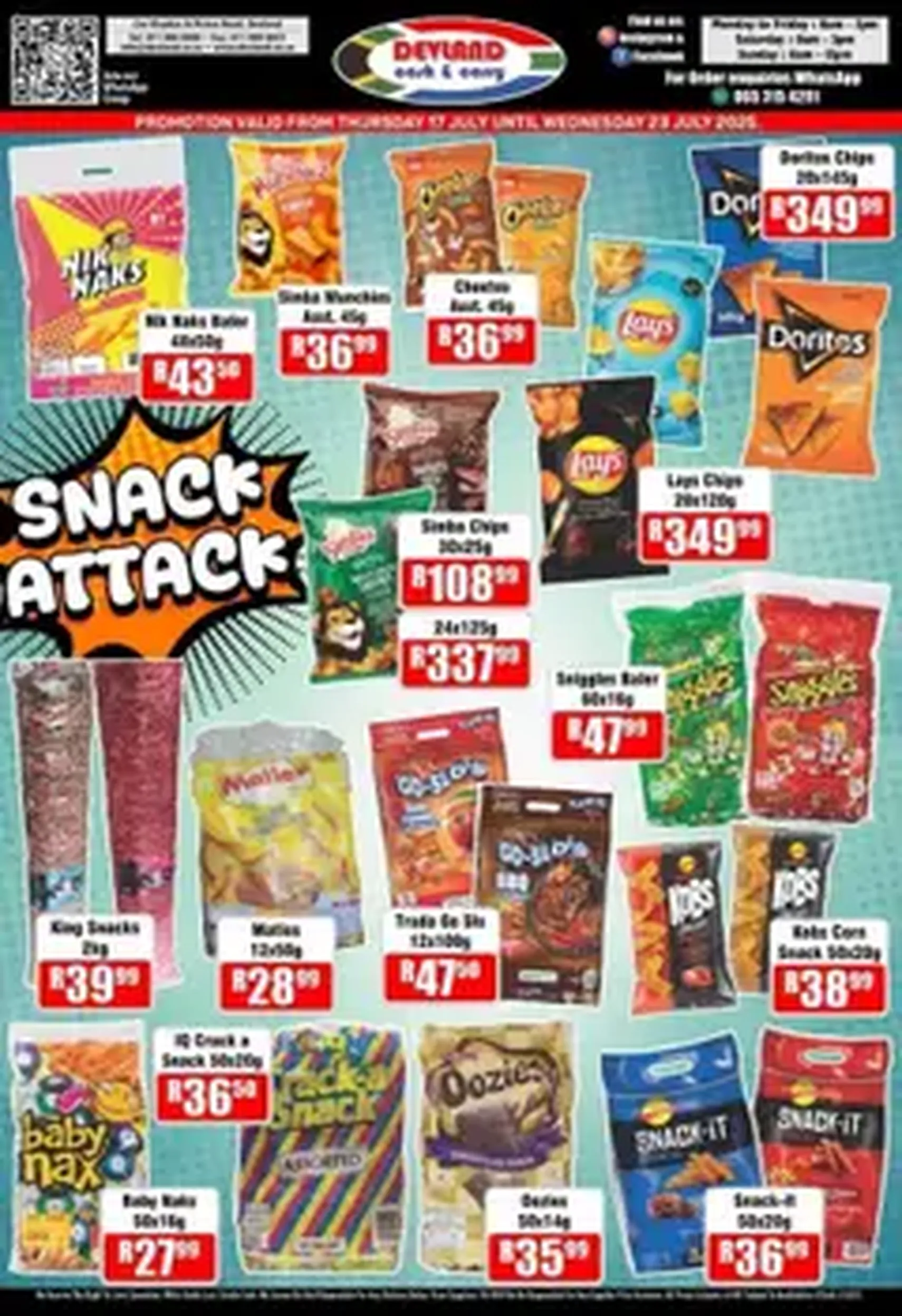 Devland Specials - valid flyer from 17/07/2025, page 1 of 1