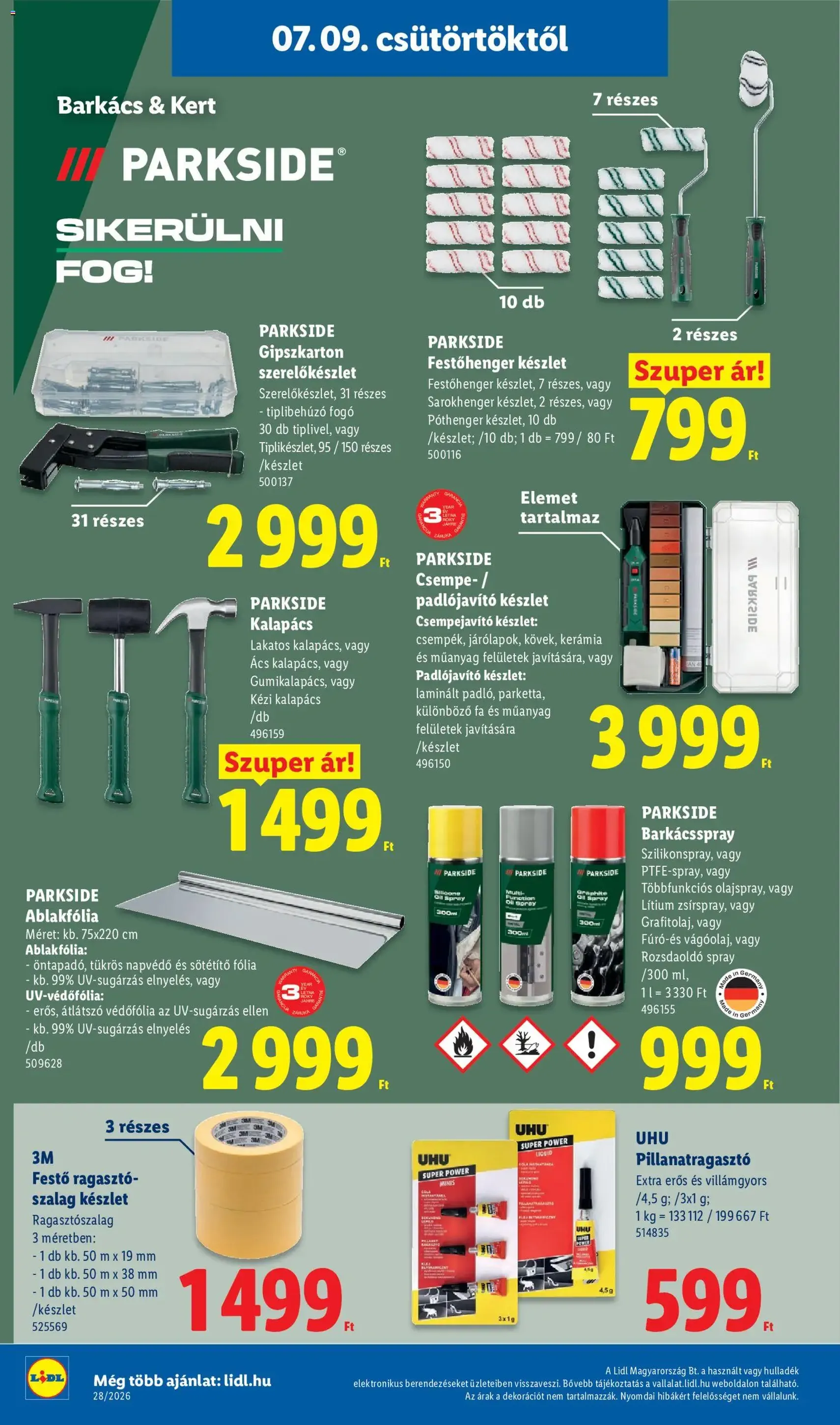 Lidl akciós újság - 2026.07.09. érvényes szórólap 30 oldal 80 oldalból