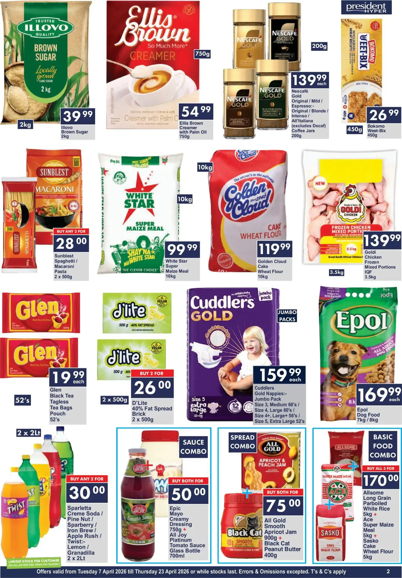 President Hyper - Hot Deals - valid flyer from 07/04/2026, page 2 of 9