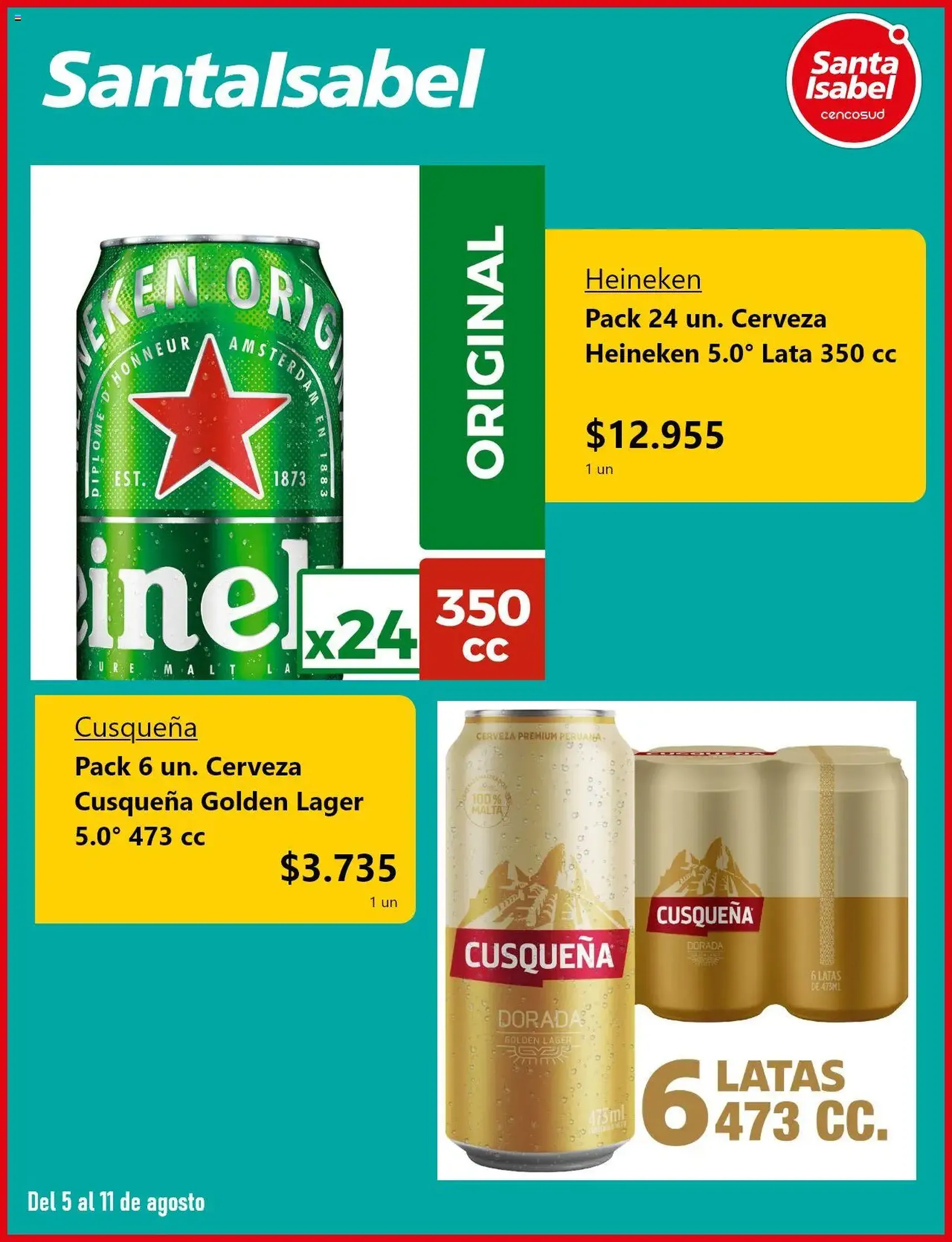 Santa Isabel ofertas - folleto válido desde 04.08.2025 página 3 de 5