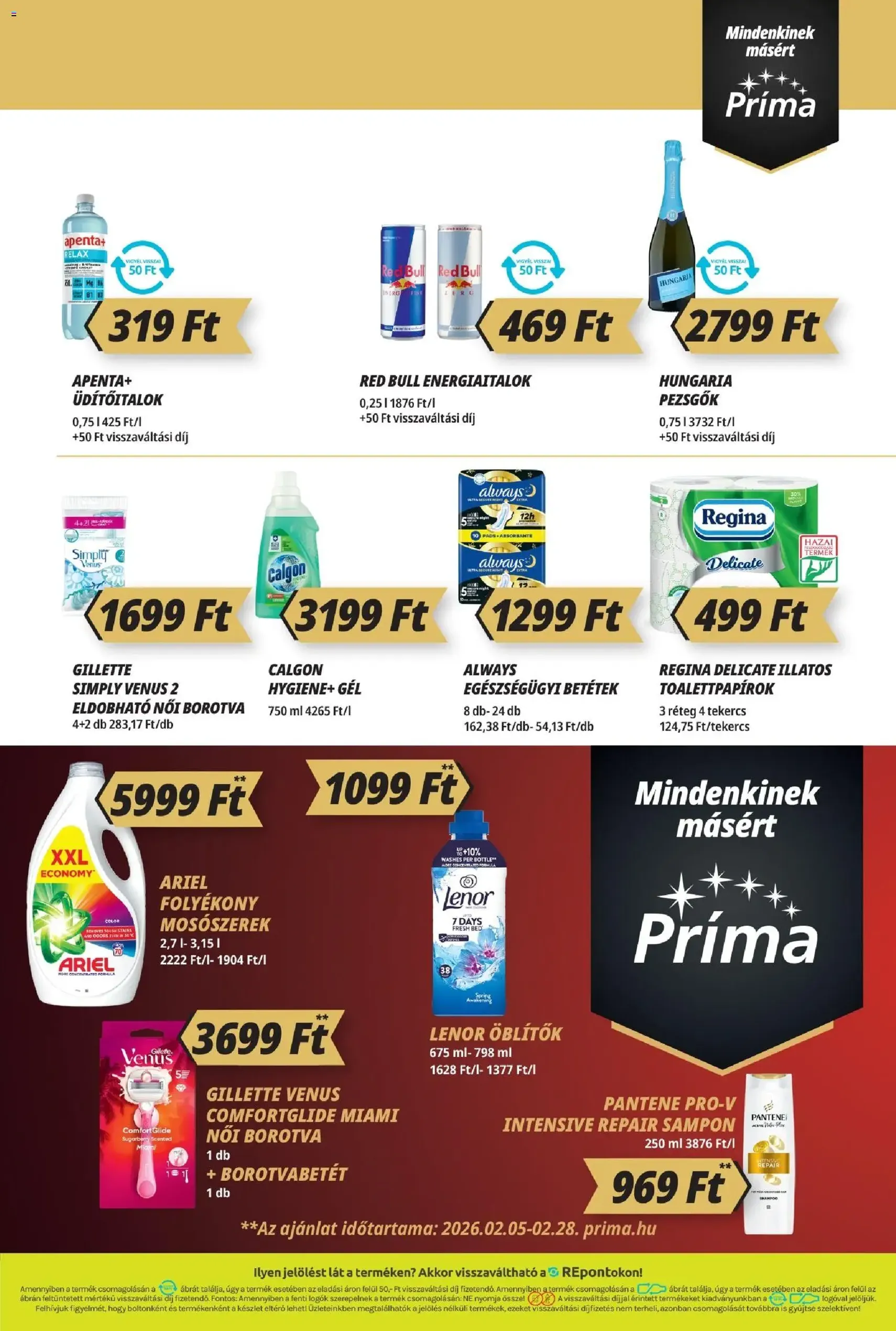 CBA Príma Akciós újság - 2026.02.19. érvényes szórólap 7 oldal 8 oldalból