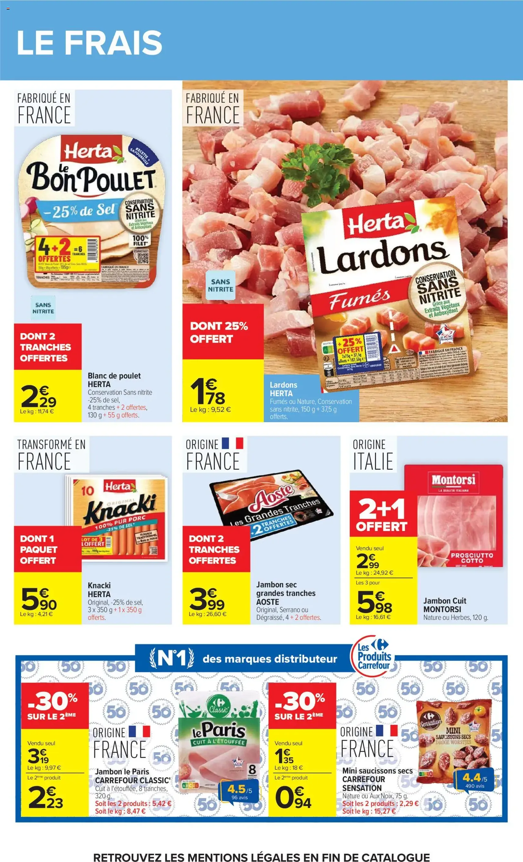 Carrefour Vos promos du quotidien - brochure valable à partir du 17/08/2026, page 27 sur 84