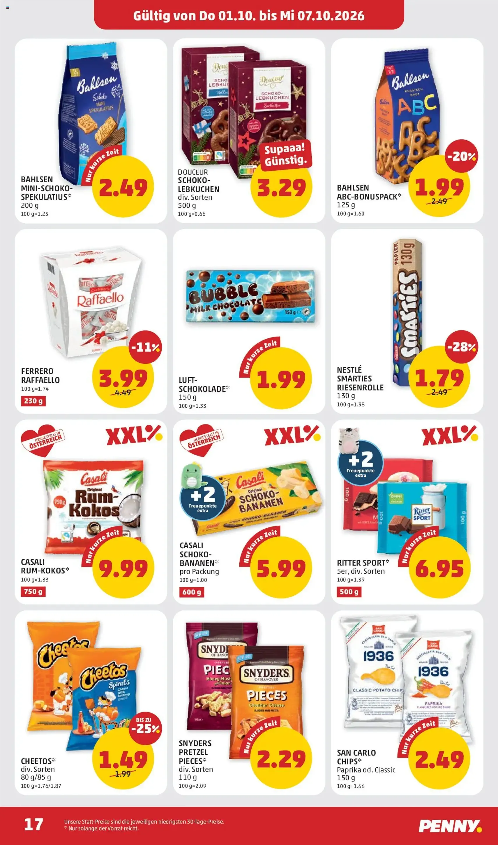 Penny Markt - Flugblatt - Gültiger Prospekt ab 01.10.2026, Seite 17 von insgesamt 32