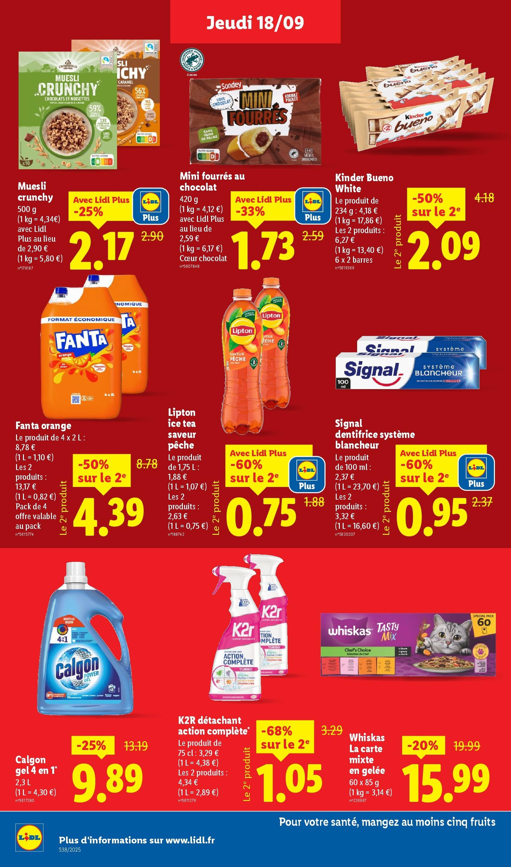 LIDL catalogue semaine 38 - brochure valable à partir du 18/09/2025, page 14 sur 75