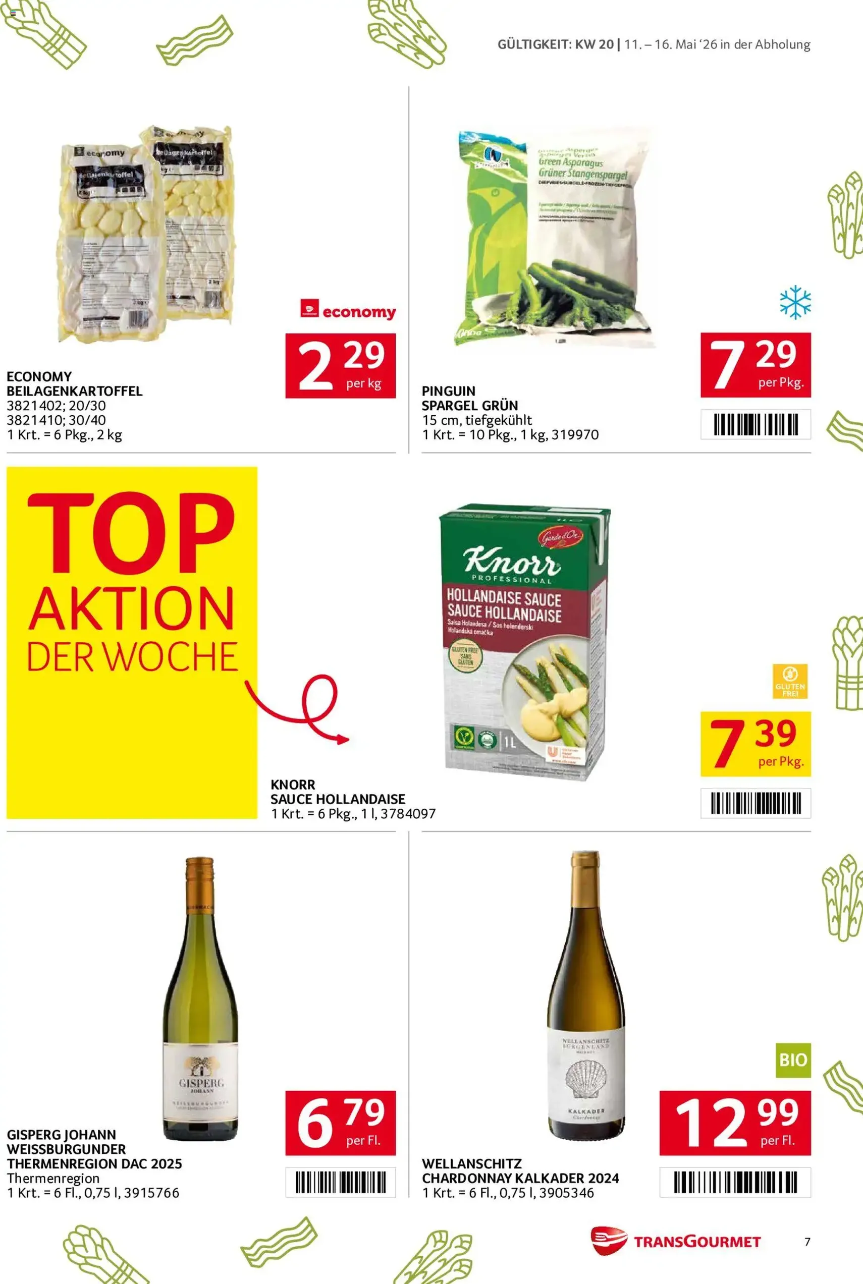 Transgourmet Flugblatt - Gültiger Prospekt ab 11.05.2026, Seite 7 von insgesamt 40