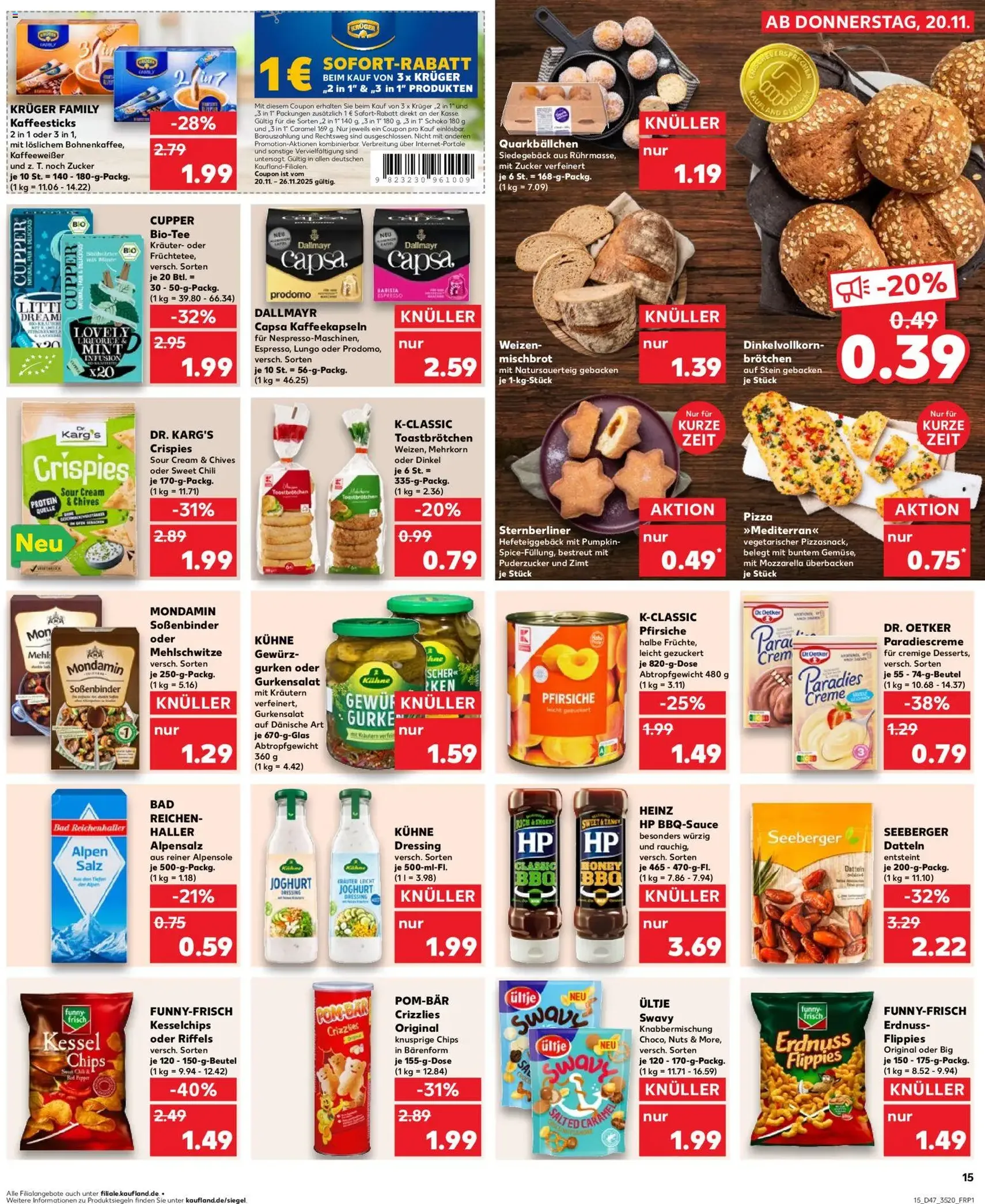 Kaufland Prospekt - Gültiger Prospekt ab 20.11.2025, Seite 15 von insgesamt 28