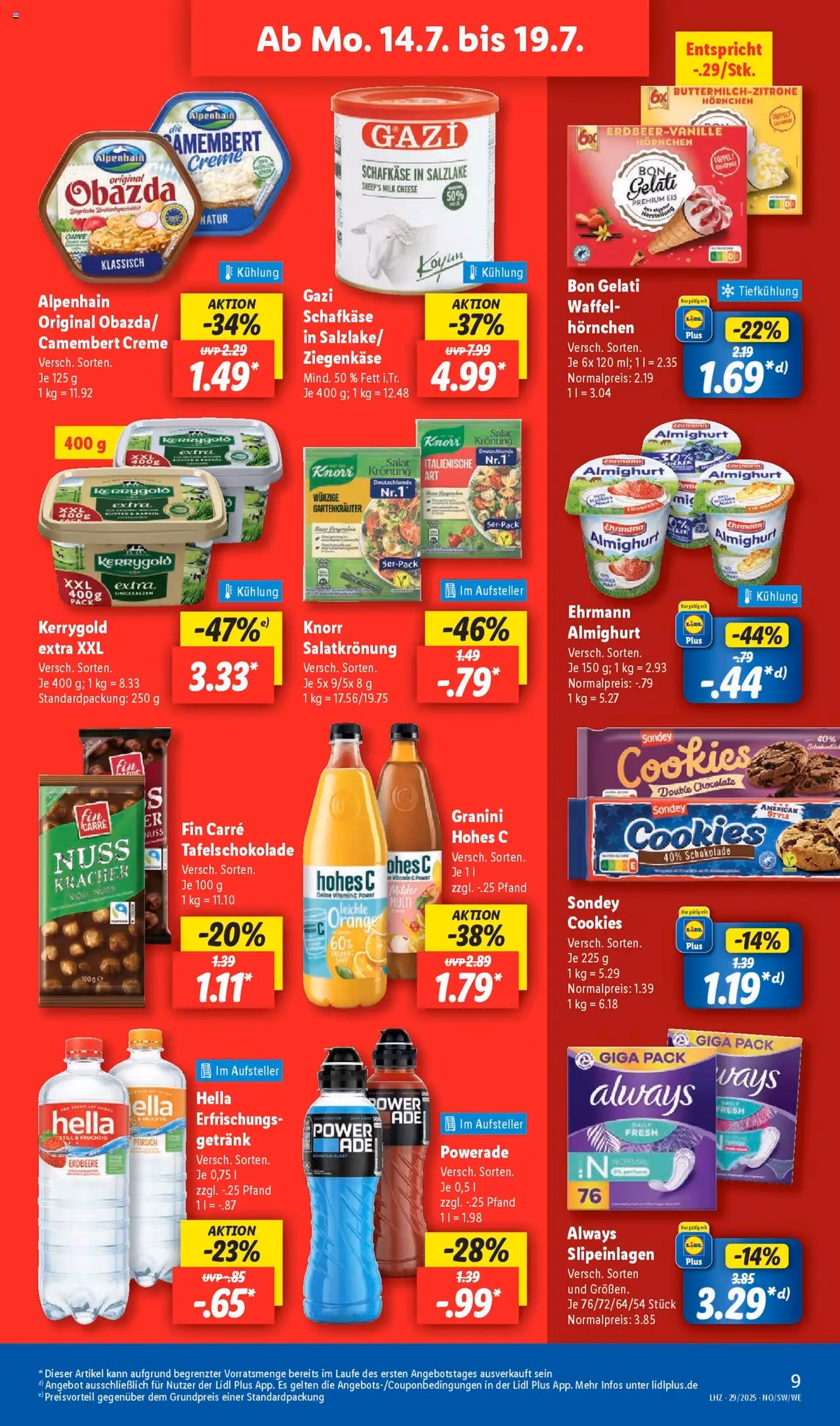 Lidl Prospekt - Gültiger Prospekt ab 14.07.2025, Seite 11 von insgesamt 65
