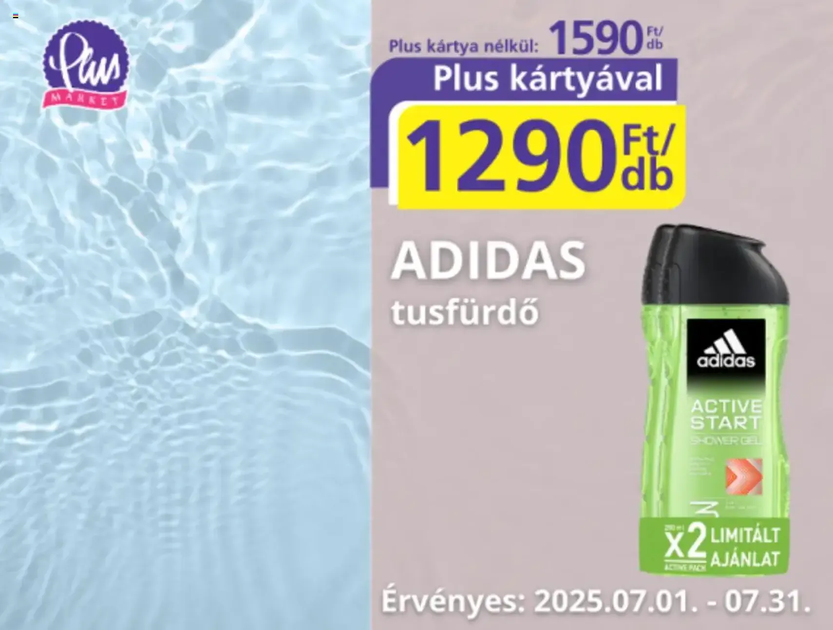 Plus Market Akciós újság - 2025.07.01. érvényes szórólap 2 oldal 3 oldalból