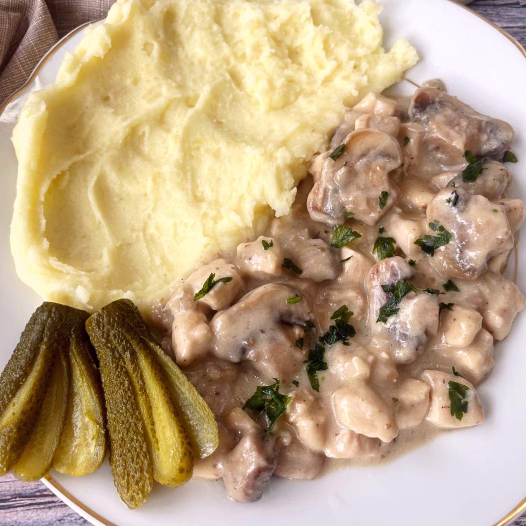 Kurczak z pieczarkami