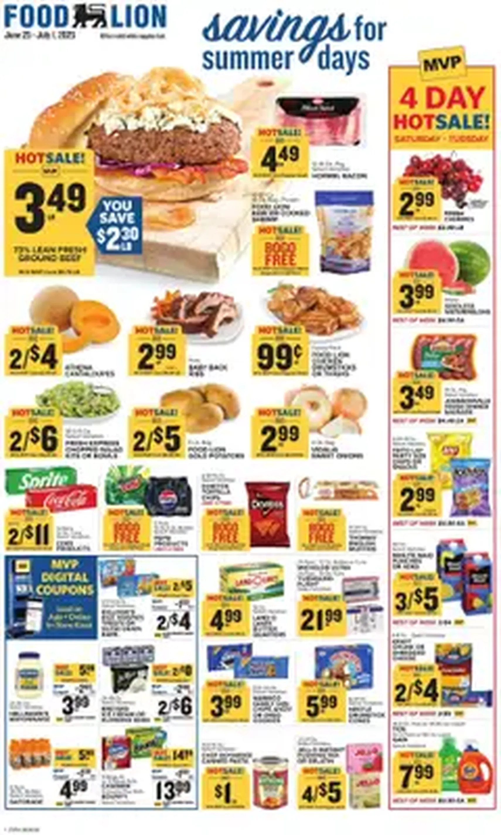 Food Lion Weekly Ad - valid flyer from 06/25/2025, page 1 of 1