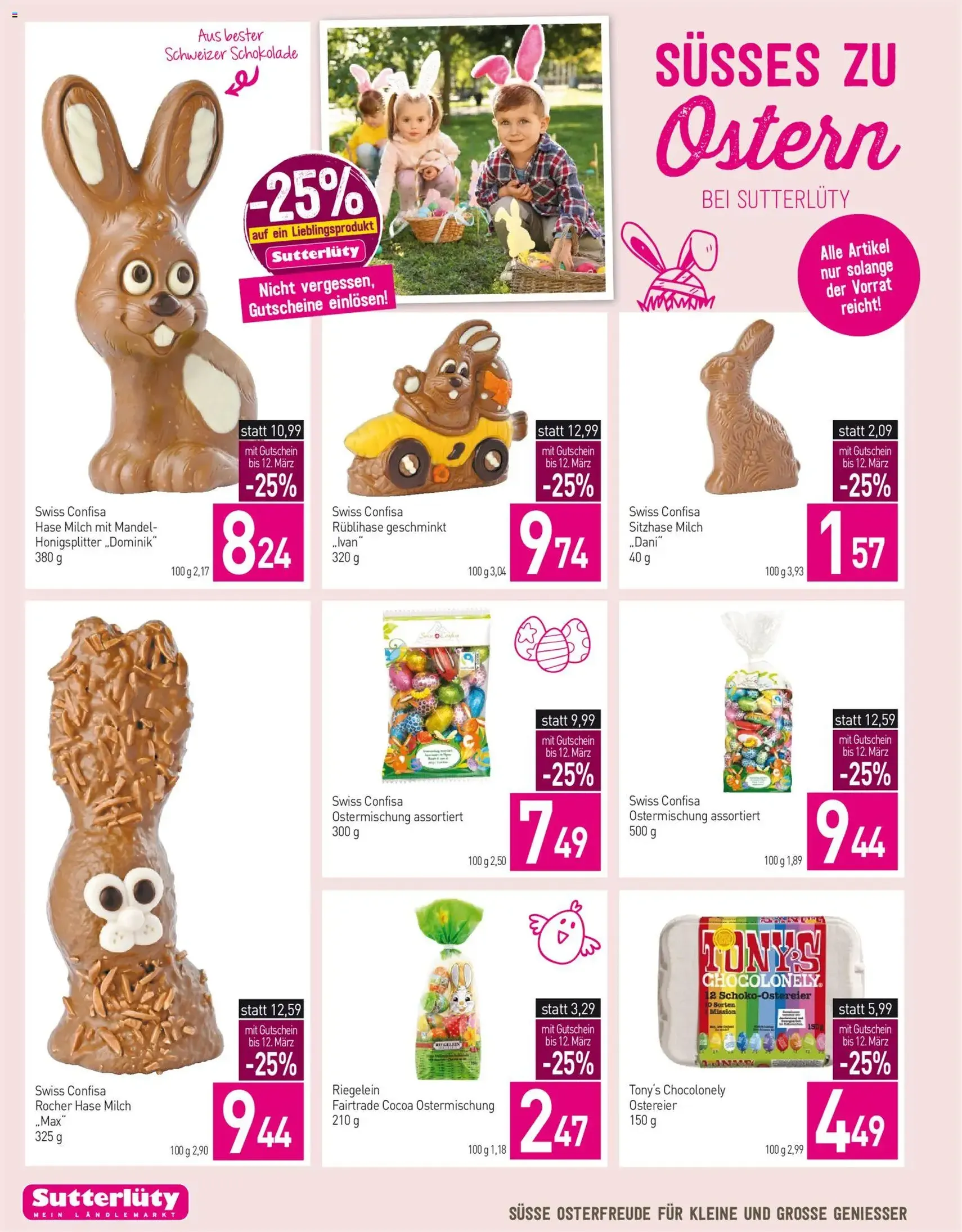 Sutterlüty Flugblatt - Gültiger Prospekt ab 05.03.2026, Seite 12 von insgesamt 24