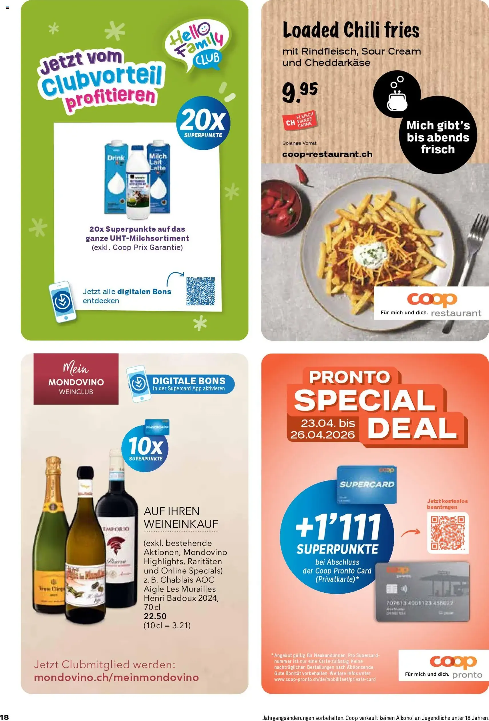 Coop aktionen - Gültiger Prospekt ab 23.04.2026, Seite 18 von insgesamt 24