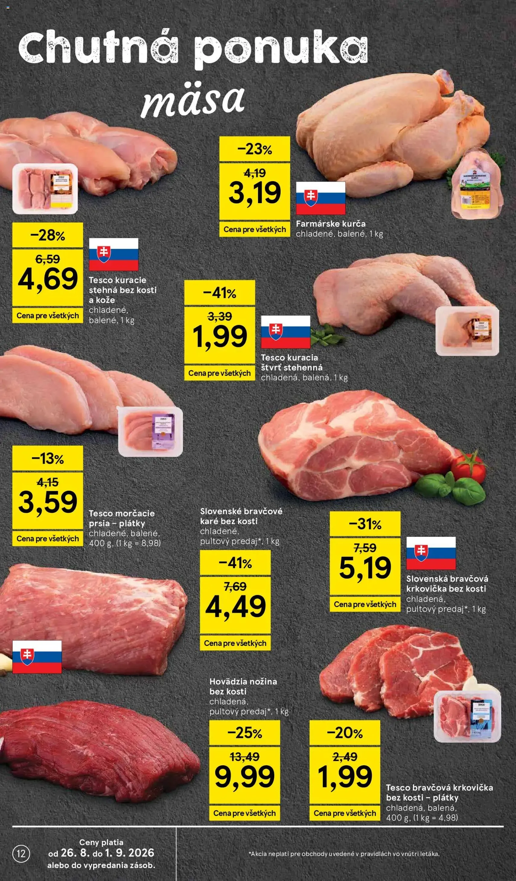 Tesco Hypermarket - leták - platný leták od 26.08.2026 strana 12 z 58