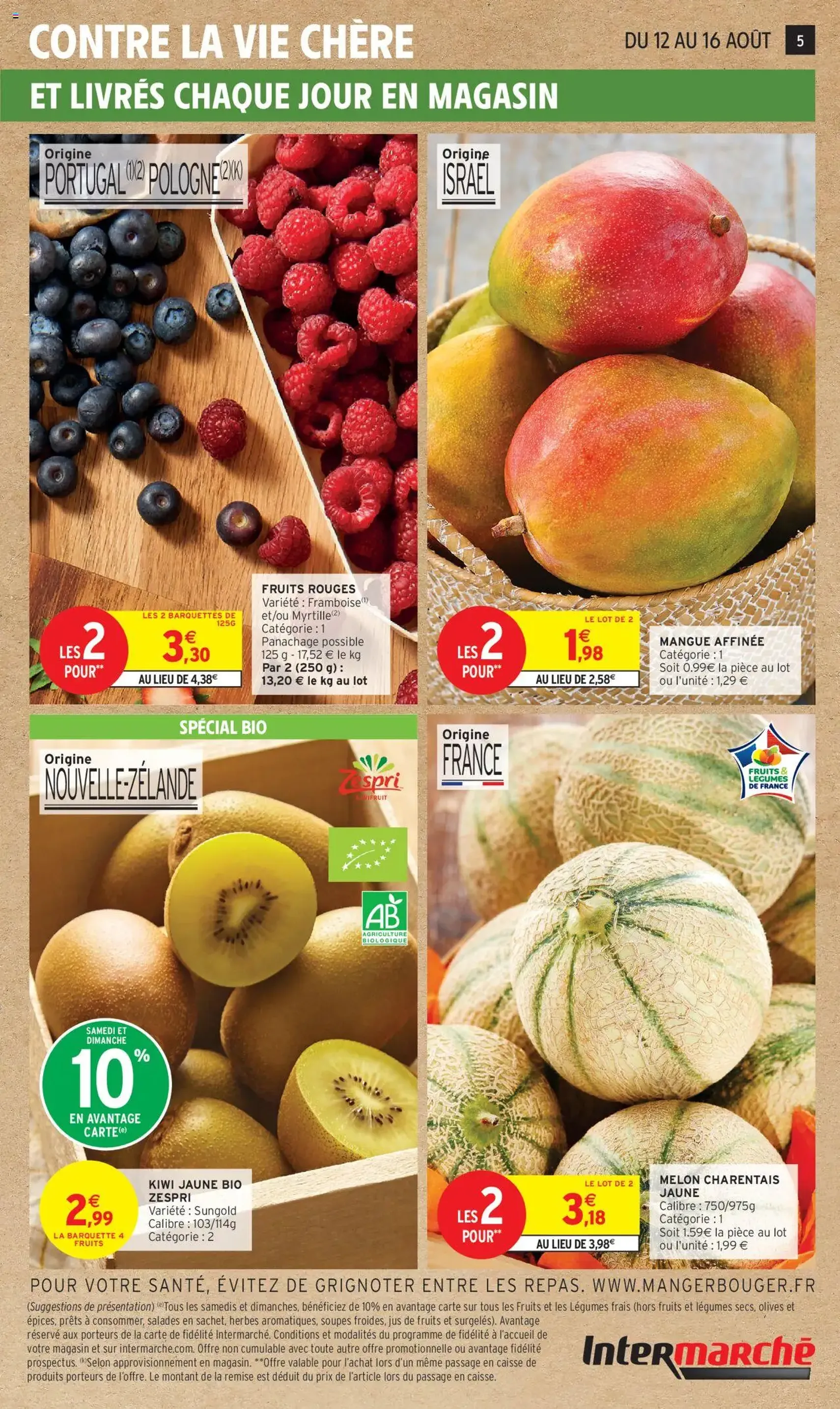 Intermarché catalogue semaine 32 - brochure valable à partir du 12/08/2025, page 5 sur 40