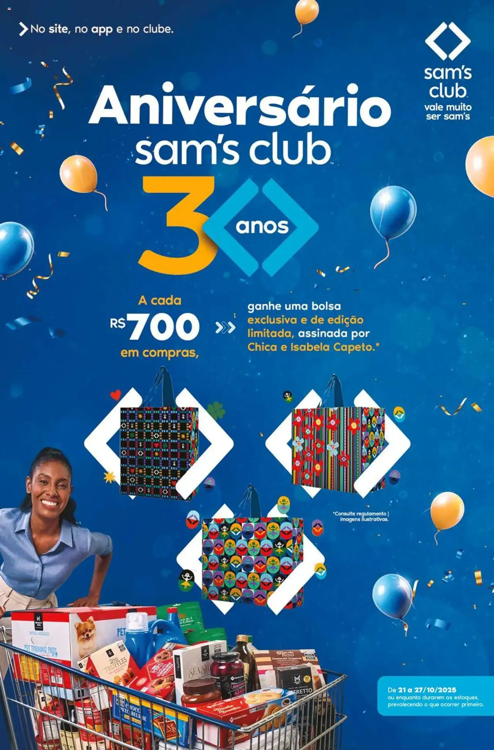 Sam's Club - Ofertas Aniversário - folheto válido a partir de 21/10/2025 página 1 de 15 Sam's Club - Ofertas Aniversário - folheto válido a partir de 21/10/2025 página 1 de 15
