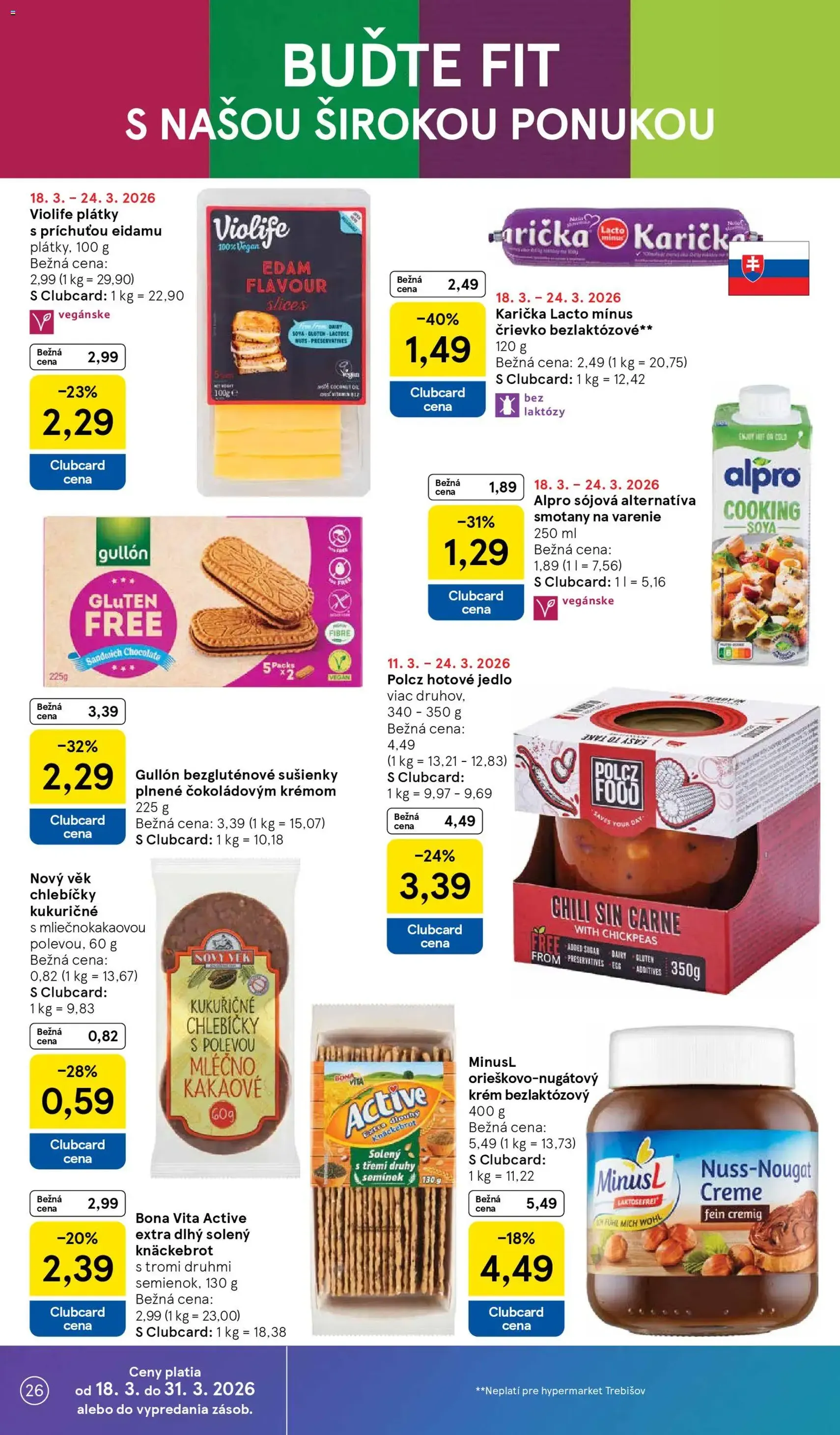 Tesco hypermarket - leták - platný leták od 18.03.2026 strana 26 z 49