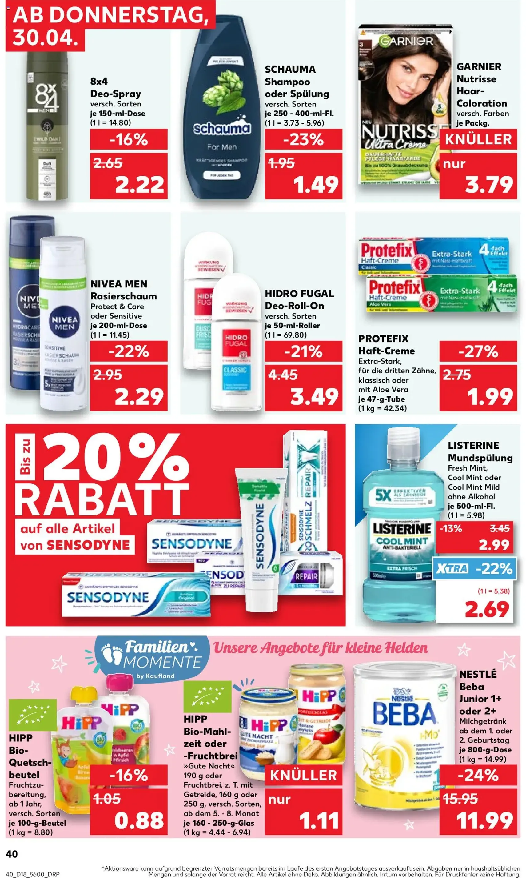 Kaufland Prospekt - Gültiger Prospekt ab 30.04.2026, Seite 40 von insgesamt 62