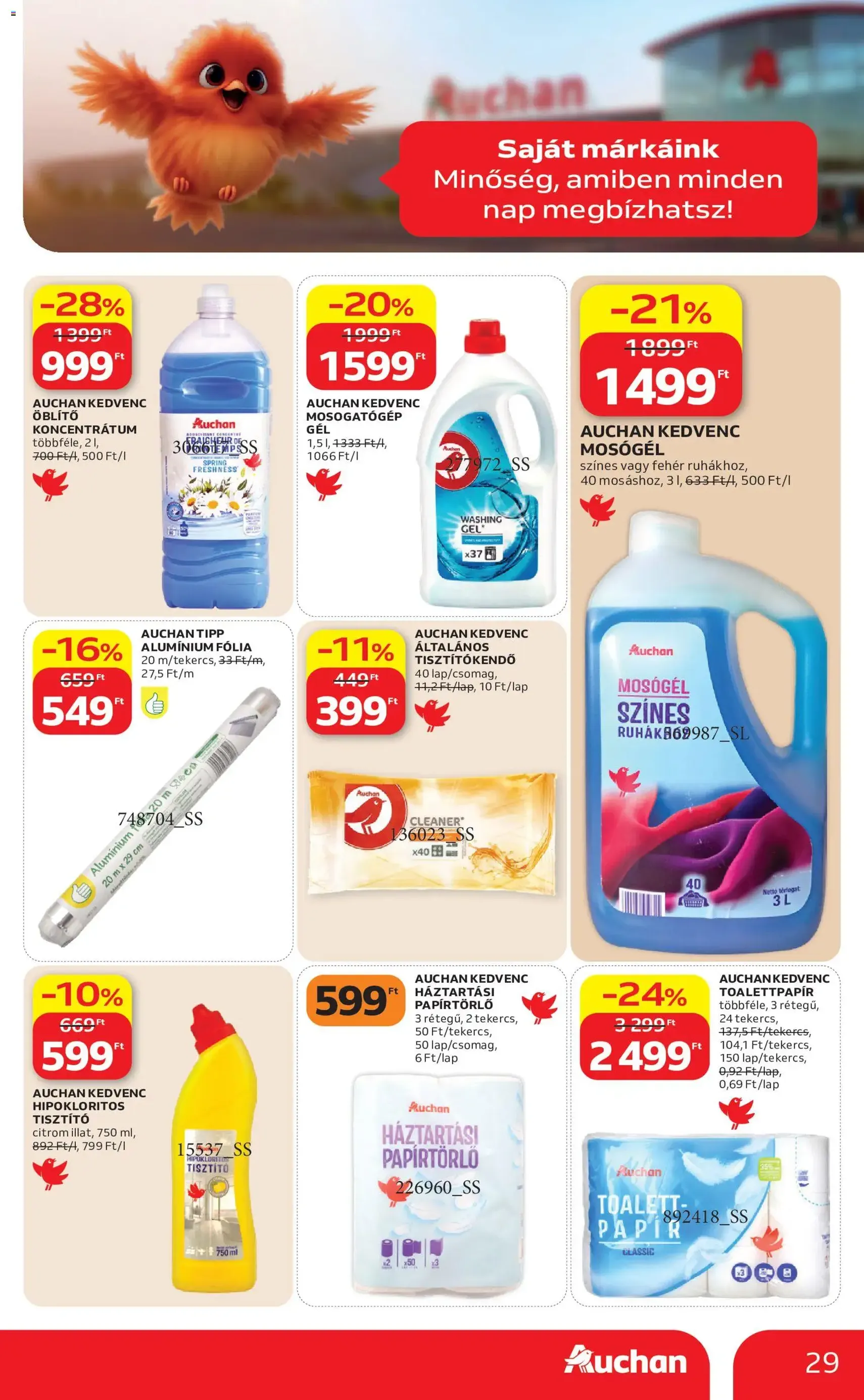 Auchan akciós újság - 2026.07.09. érvényes szórólap 29 oldal 50 oldalból