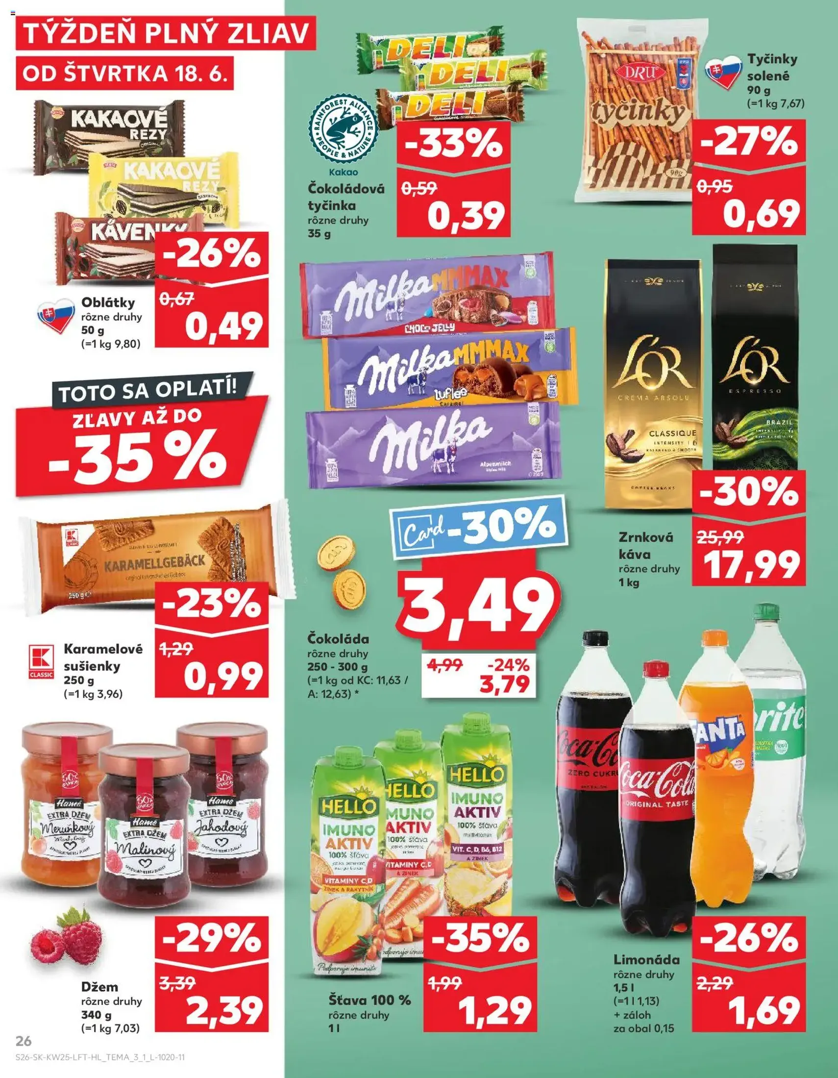 Kaufland SK akciós újság - 2026.06.18. érvényes szórólap 26 oldal 84 oldalból