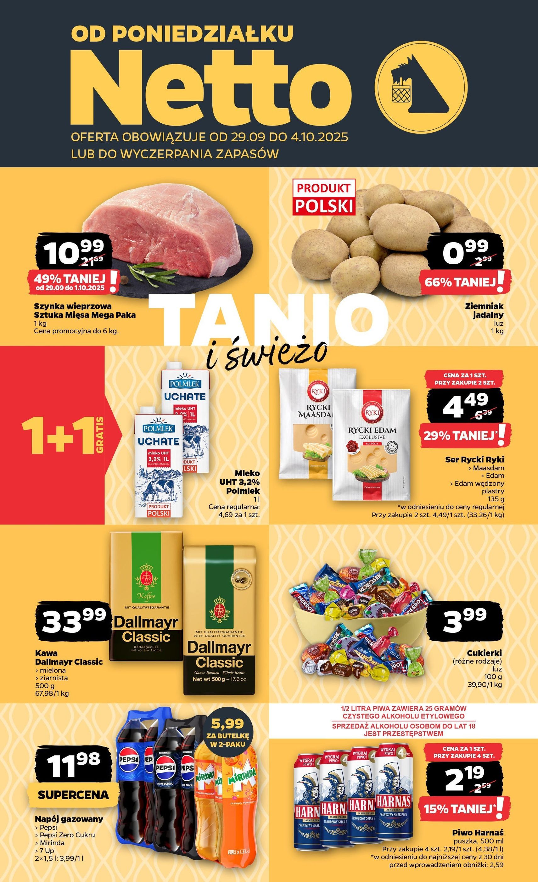 Netto gazetka - Spożywcza - ważny gazetka od 29.09.2025 strona 1 z 31 Netto gazetka - Spożywcza - ważny gazetka od 29.09.2025 strona 1 z 31