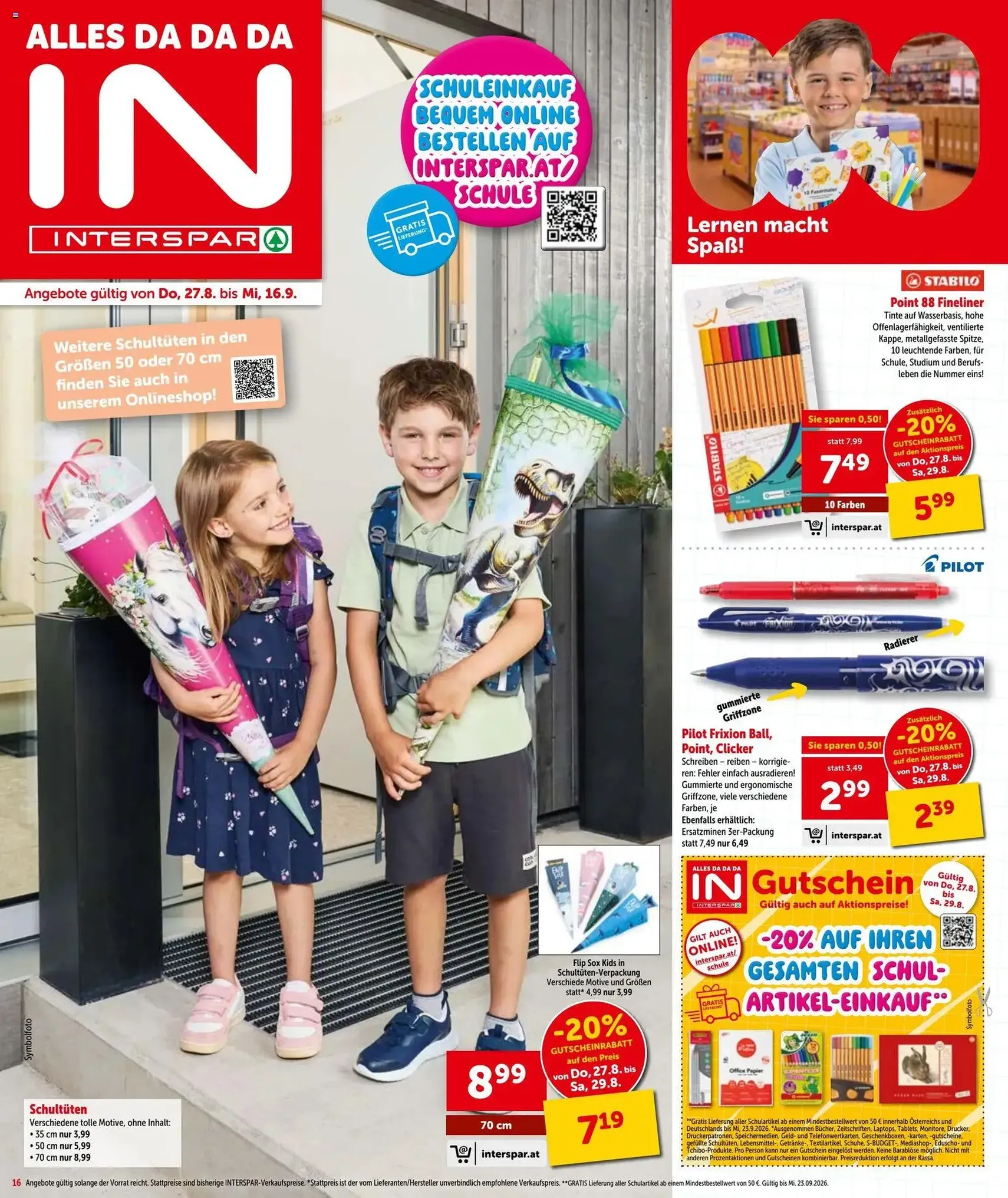 Interspar - Flugblatt - Gültiger Prospekt ab 27.08.2026, Seite 16 von insgesamt 20