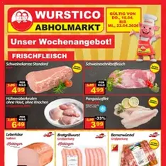 Wurstico Abholmarkt Flugblatt - Prospekt Vorschau gültig ab 16.04.2026