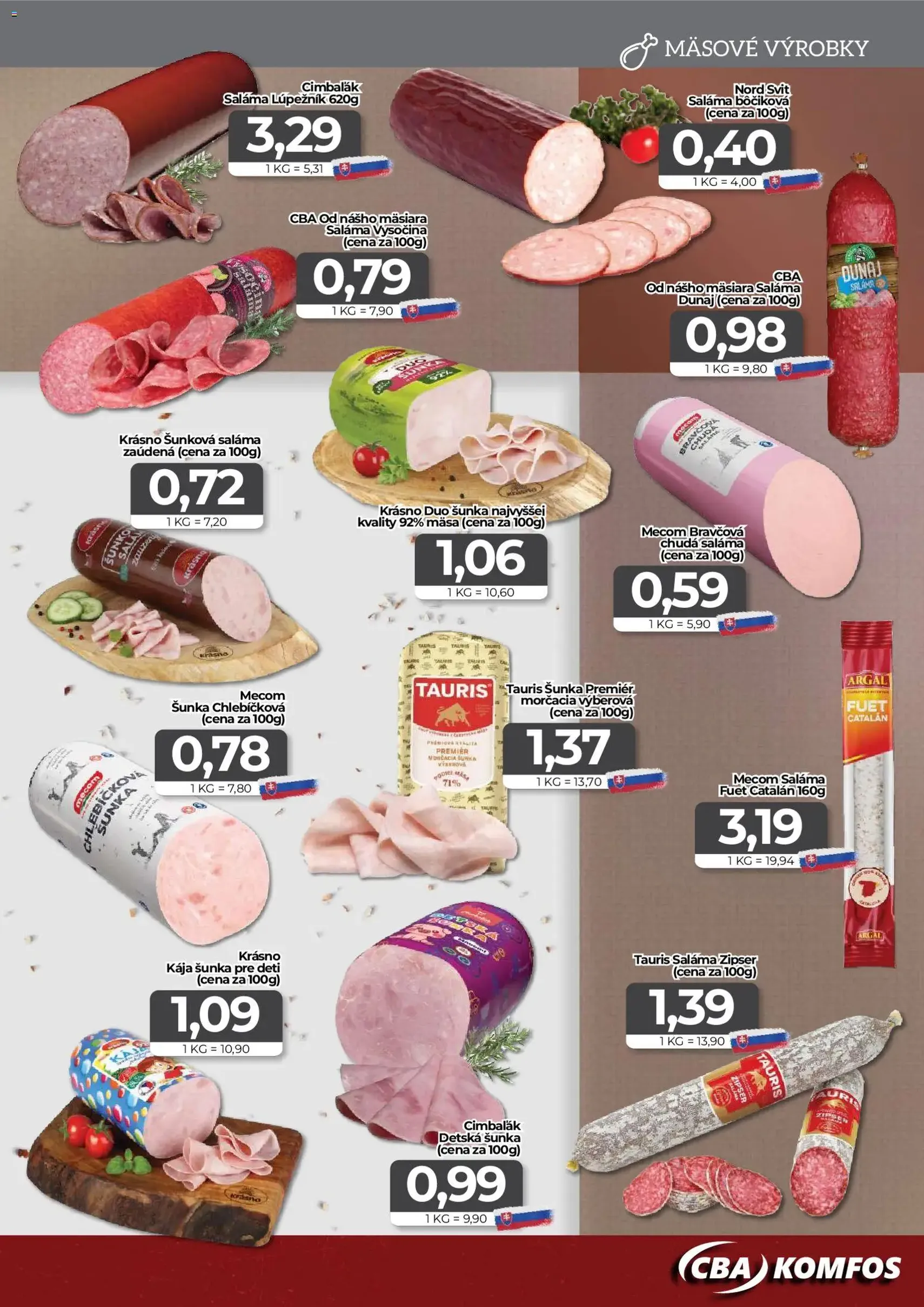 CBA Komfos leták - platný leták od 24.04.2026 strana 3 z 16