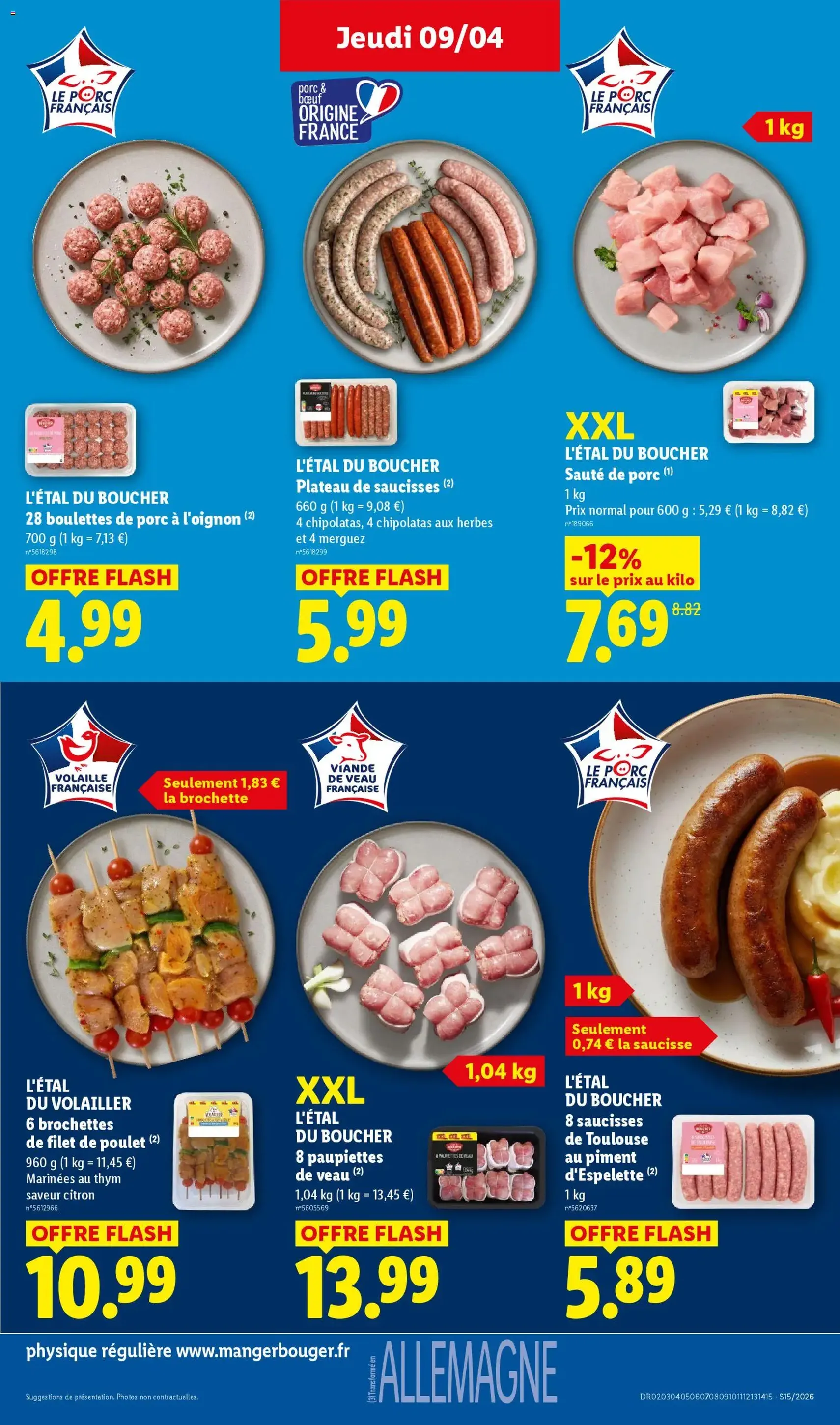 LIDL catalogue semaine 15 - brochure valable à partir du 09/04/2026, page 7 sur 75